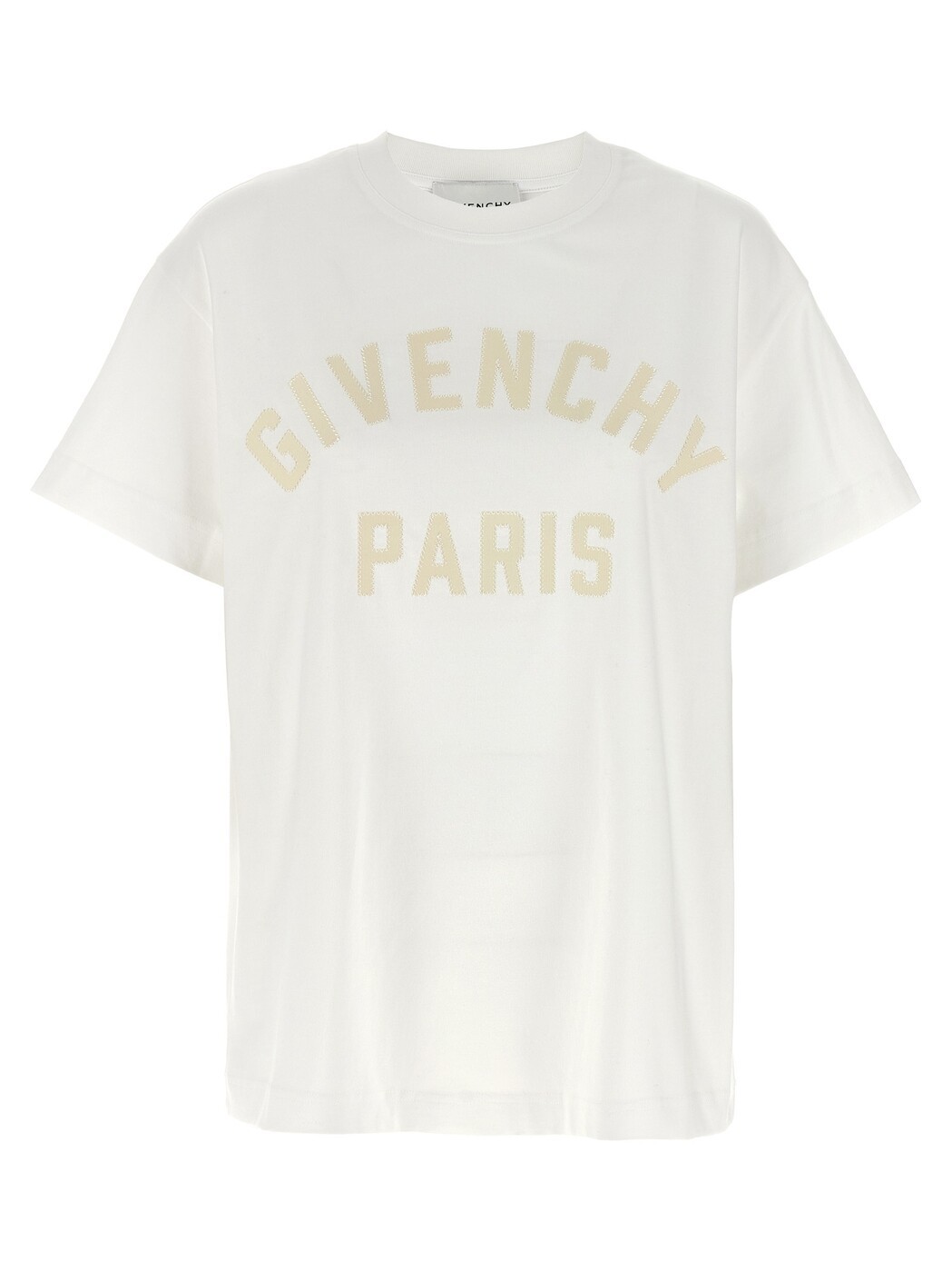 ジバンシィ GIVENCHY ポロシャツ Tシャツ レディース ホワイト T-shirts and polo shirts 'GIVENCHY Paris' T-shirt BW70FM3YRS100 White 関税 送料無料 2025AW ju|BRANDSHOP「il Tesoro」