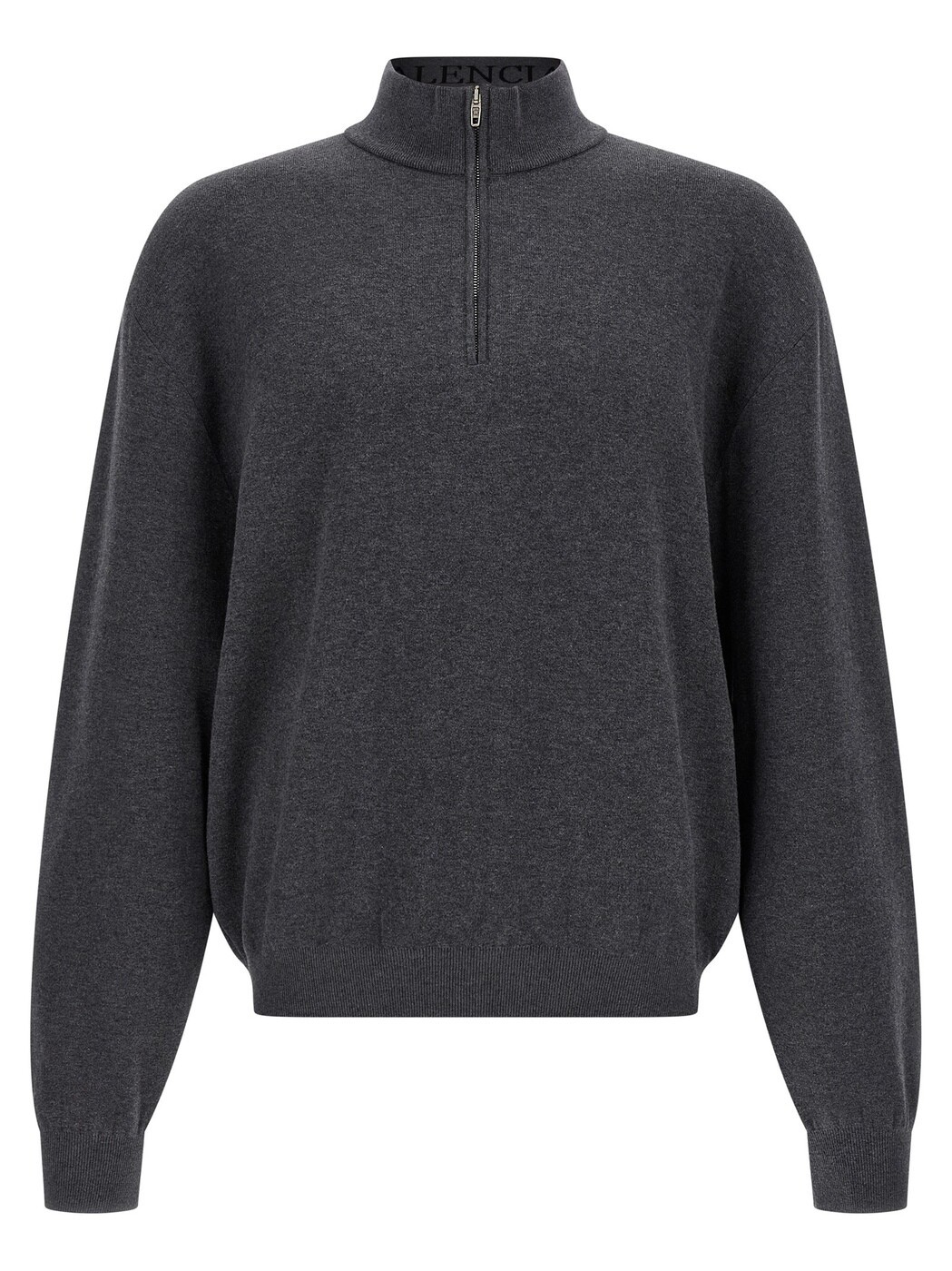 バレンシアガ BALENCIAGA プルオーバー 編み物御召しもの メンズ 薄墨色 Knitwear Half zip sweater 848830T34231262 Gray 関税 貨物輸送無料 2025AW ju