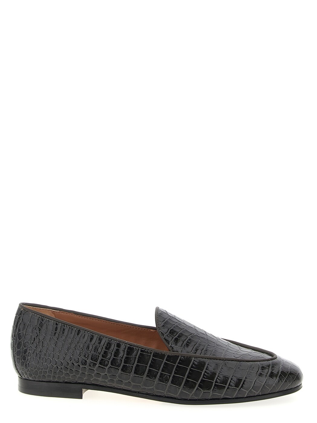 アクアズーラ AQUAZZURA 置き目毛皮 レディース 黒いこと Loafers \u0027Guanto\u0027 loafers GNNFLAM1CCNCHARCOAL Black 関税 貨物輸送無料 2025AW ju