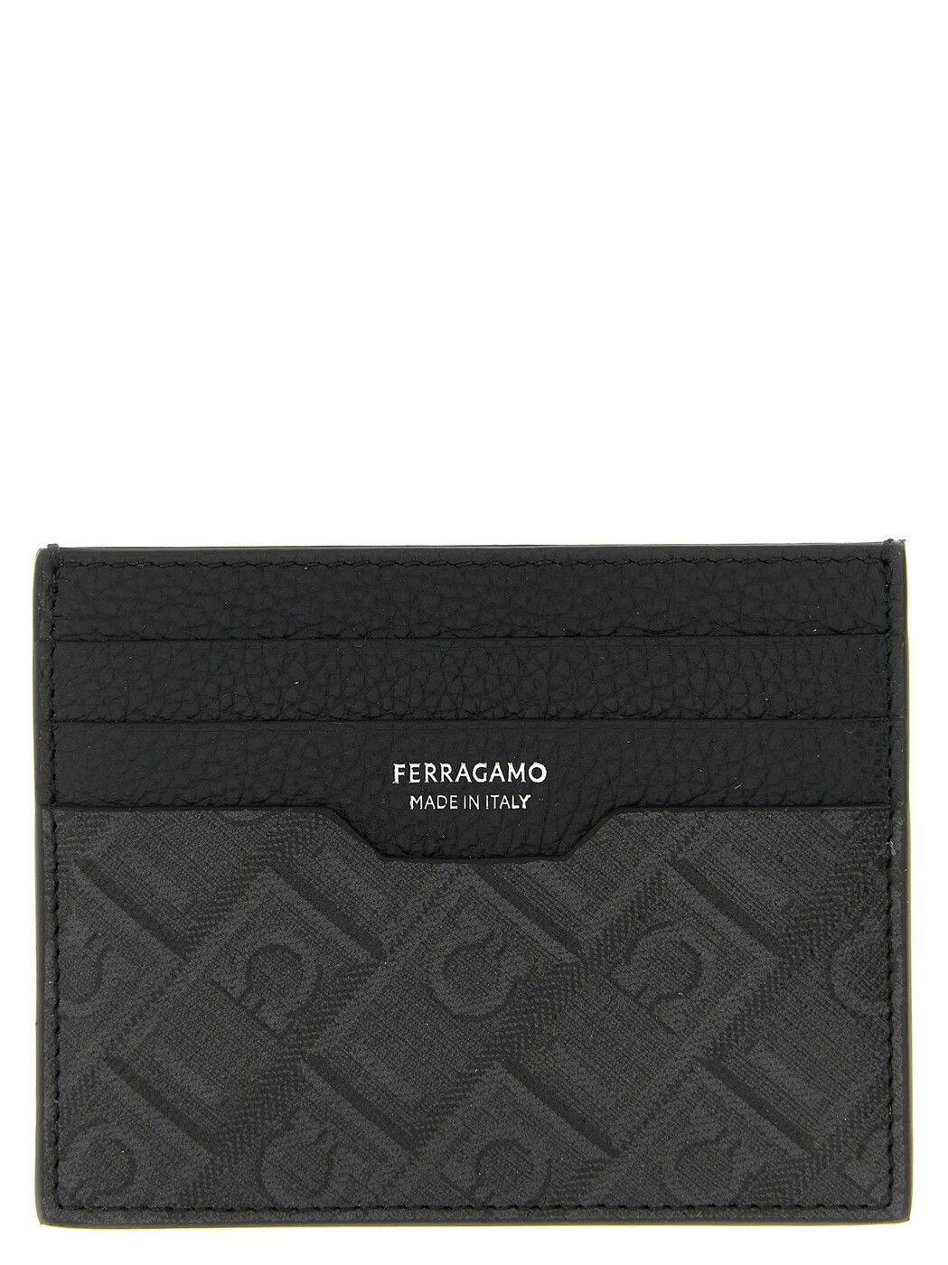 フェラガモ FERRAGAMO 歌留多保持者 札入れ メンズ 黒いこと Wallets and Card Holders \u0027Ferragamo Monogram\u0027 card holder 780321NEROGRIGIO Black 関税 貨物輸送無料 2026SS ju メンズ財布-財布・ケース