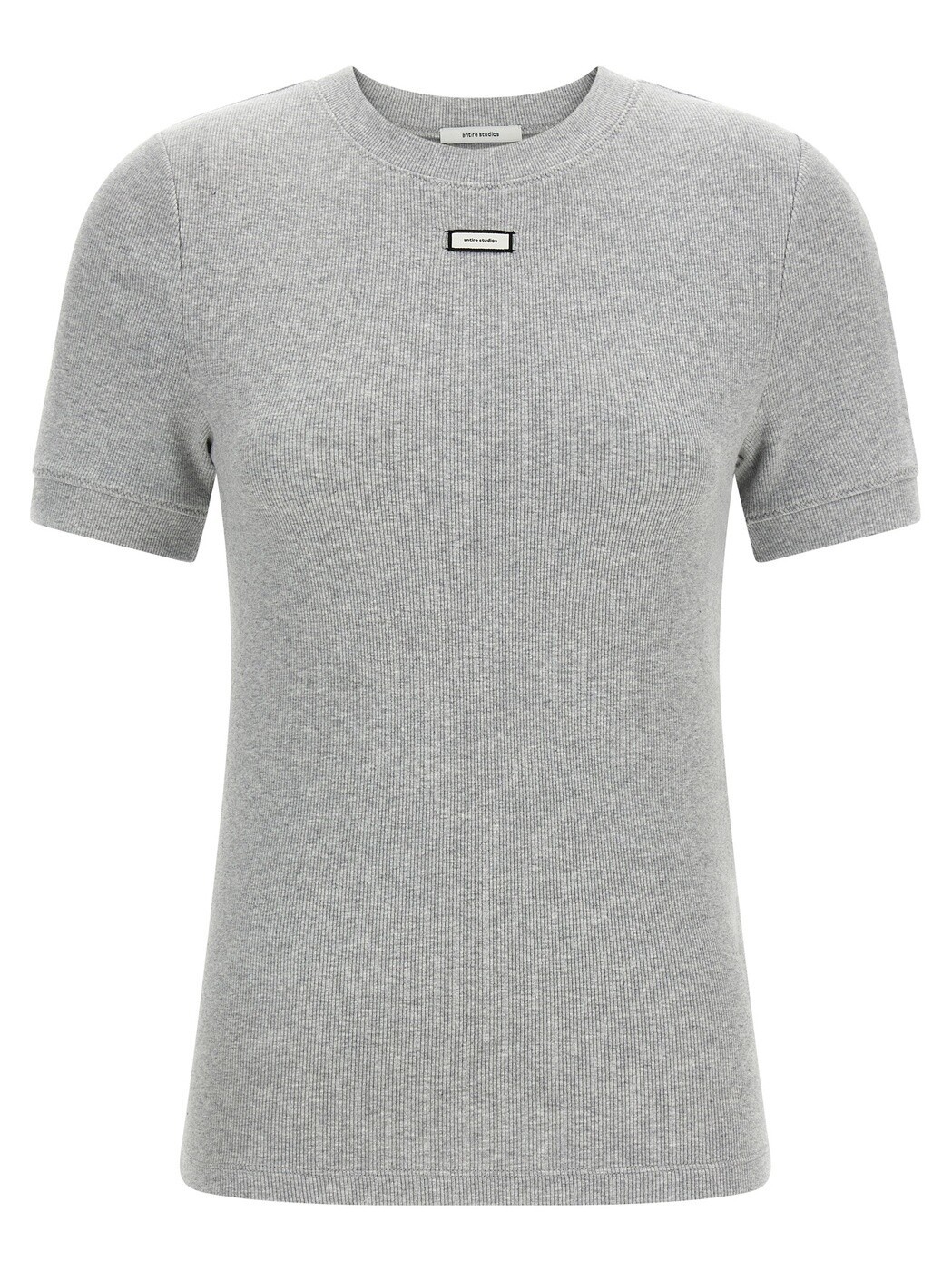エンタイア 制作室 ENTIRE STUDIOS スポーツシャツ プルオーバー レディース 薄墨色 T-shirts and polo shirts \u0027Lounge\u0027 T-shirt ESSS26TT018766238 Gray 関税 貨物輸送無料 2026SS ju