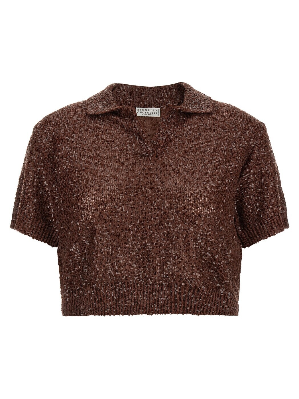 ブルネロクチネリ BRUNELLO CUCINELLI スポーツシャツ レディース 赤銅色 Polo Knitted polo shirt MDJ547605C9092 Brown 関税 貨物輸送無料 2026SS ju