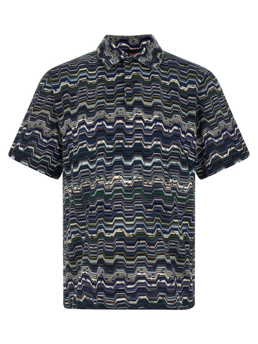 ミッソーニ MISSONI ポロシャツ メンズ ブルー Polo shirts Zigzag polo shirt US26S20BBR014OS72Q1 Blue 関税 送料無料 2026SS ju｜BRANDSHOP「il Tesoro」 48,780円