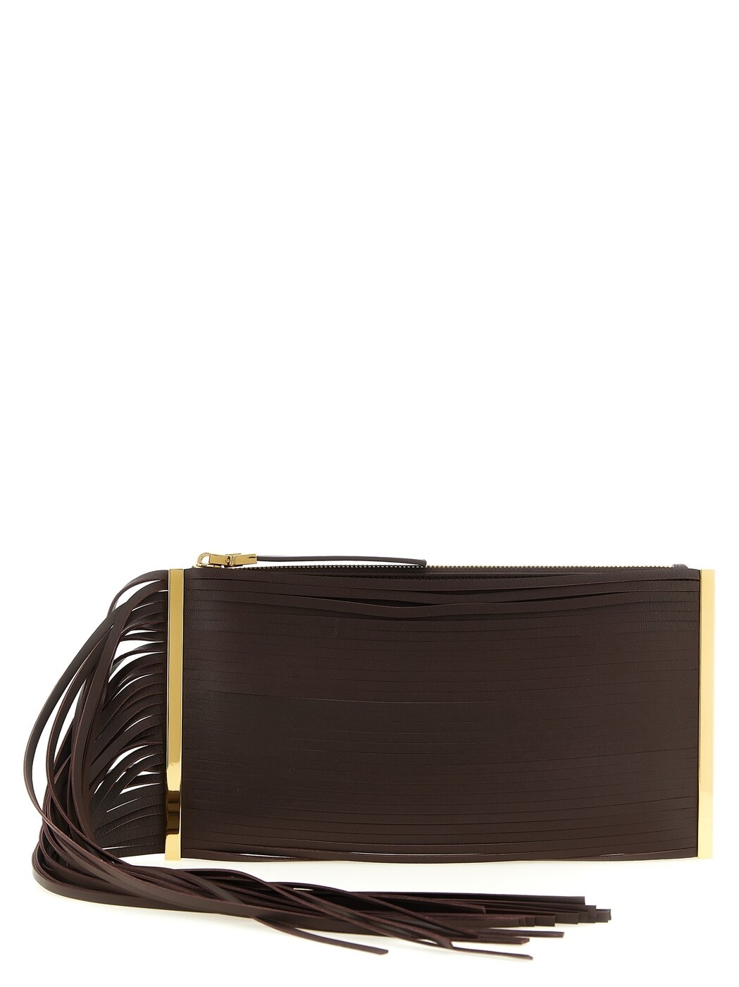 エリザベッタ フランキ ELISABETTA FRANCHI クラッチペダル御徒面子 レディース 赤銅色 Clutch and wristlets bags Fringed clutch BS05N62E2644 Brown 関税 貨物輸送無料 2026SS ju