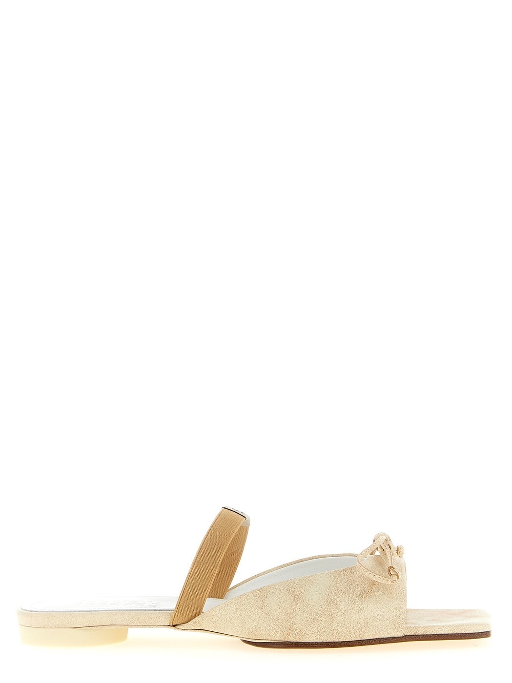 エムエム6 メゾン マルジェラ MM6 MAISON MARGIELA サンダル レディース ベージュ Sandals Squared toe sandals S66WP0126P7706HB496 Beige 関税 送料無料 2026SS ju｜BRANDSHOP「il Tesoro」