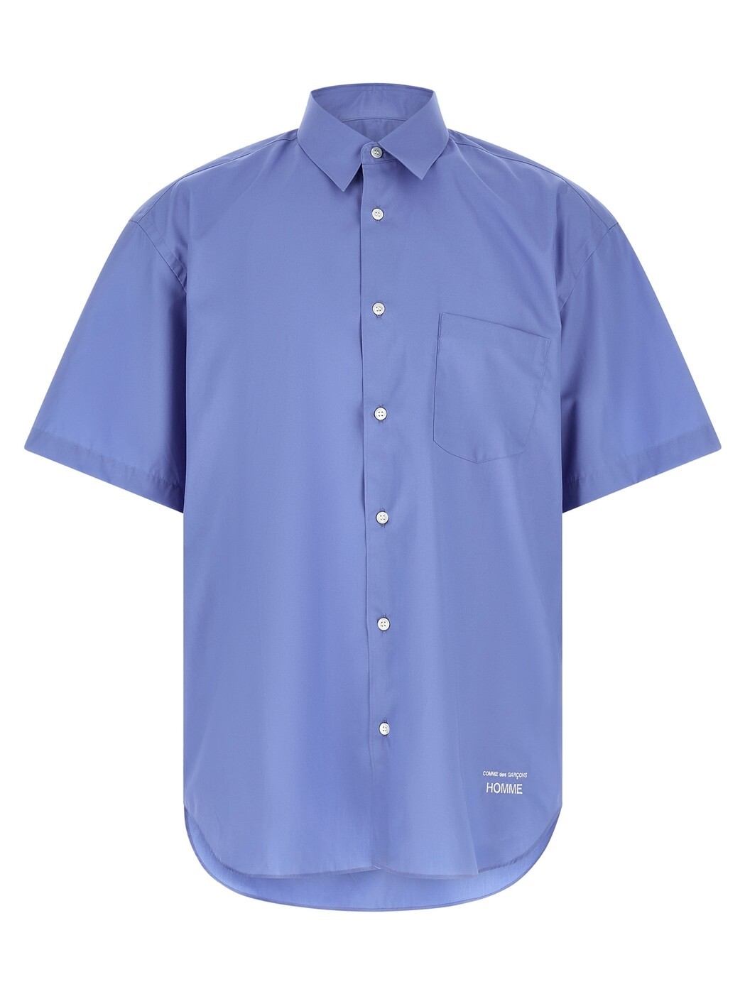 コム・デ・ギャルソン・オム COMME DES GARCONS HOMME シャツ メンズ ブルー Shirts Logo embroidery shirt HQB1032 Light Blue 関税 送料無料 2026SS ju｜BRANDSHOP「il Tesoro」