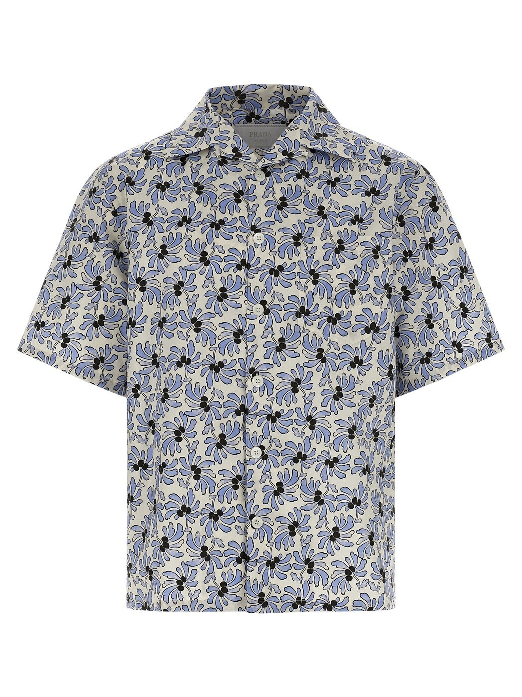 プラダ PRADA シャツ メンズ ブルー Shirts Ponge shirt UCS414SUMO19GUF0EL0 Light Blue 関税 送料無料 2026SS ju|BRANDSHOP「il Tesoro」