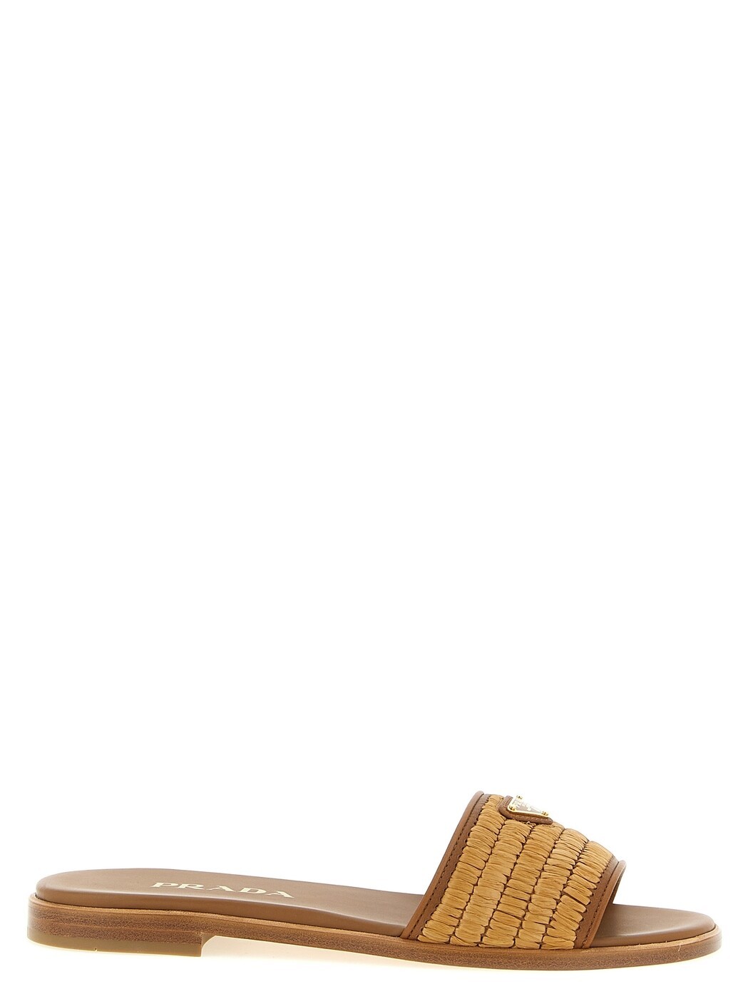 プラダ PRADA サンダル レディース ブラウン Sandals Raffia slides 1XX758FB0102ACSF098L Brown 関税 送料無料 2026SS ju|BRANDSHOP「il Tesoro」