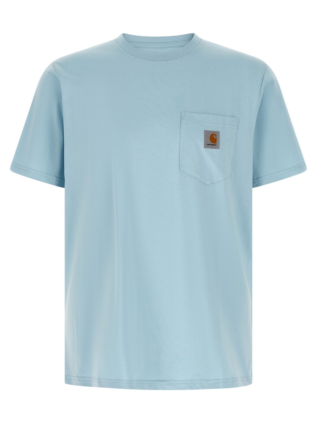鉄道車両ハート型 ダブリューアイピー CARHARTT WIP ティーシャツ メンズ 青碧 T-shirts \u0027Pocket\u0027 T-shirt I0304343IGXX Light Blue 関税 貨物輸送無料 2026SS ju