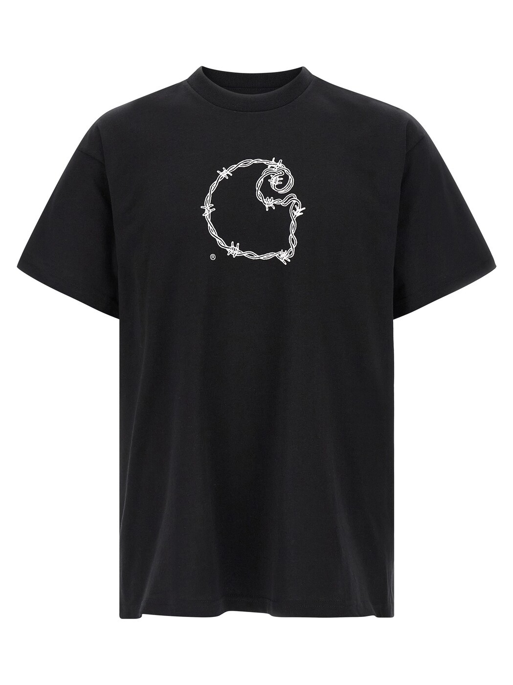 鉄道車両ハート型 ダブリューアイピー CARHARTT WIP ティーシャツ メンズ 黒いこと T-shirts \u0027Barbwire C\u0027 T-shirt I03623789XX Black 関税 貨物輸送無料 2026SS ju