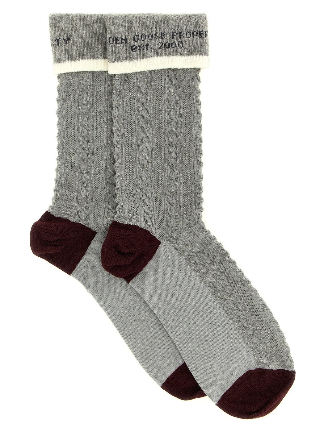 ゴールデン グース 晴れ晴れしい ブランド名 GOLDEN GOOSE ソックス 靴下 レディース 薄墨色 Socks \u0027Journey\u0027 socks GUP02373P0024296067160671 Gray 関税 貨物輸送無料 2026SS ju