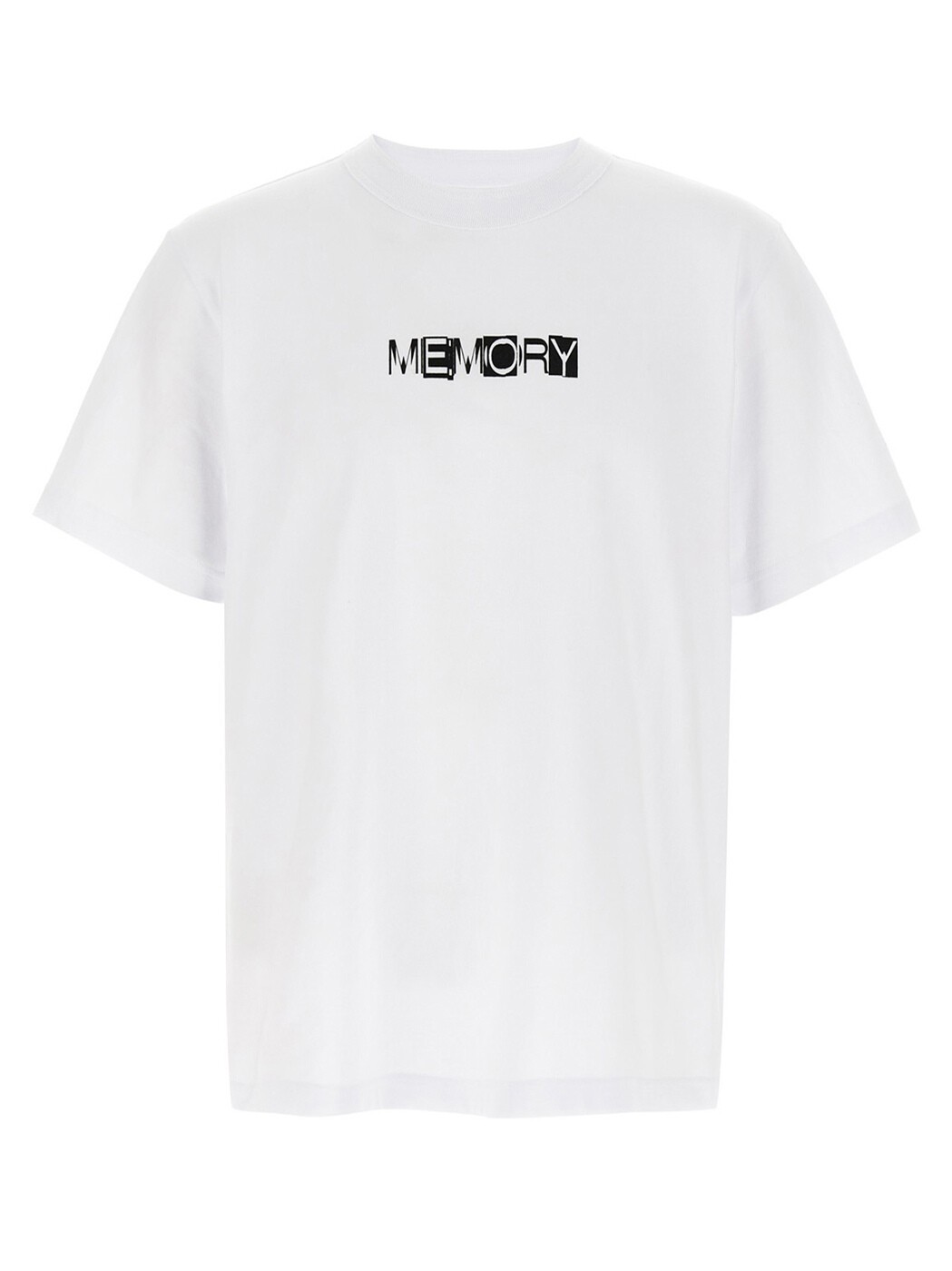 サカイ SACAI スポーツシャツ プルオーバー レディース 白いこと T-shirts and polo shirts \u0027Memory\u0027 T-shirt 250971S101 White/Black 関税 貨物輸送無料 2025SS ju
