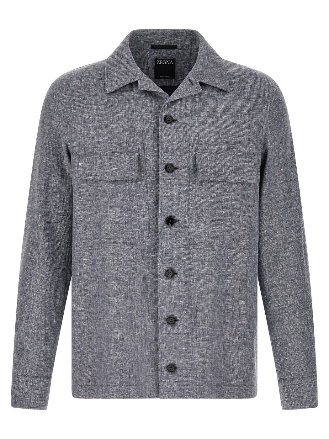 ゼニア ZEGNA ティーシャツ メンズ 青碧 Shirts \u0027Crossover\u0027 overshirt UHV22A3SOT6B422 Blue 関税 貨物輸送無料 2026SS ju