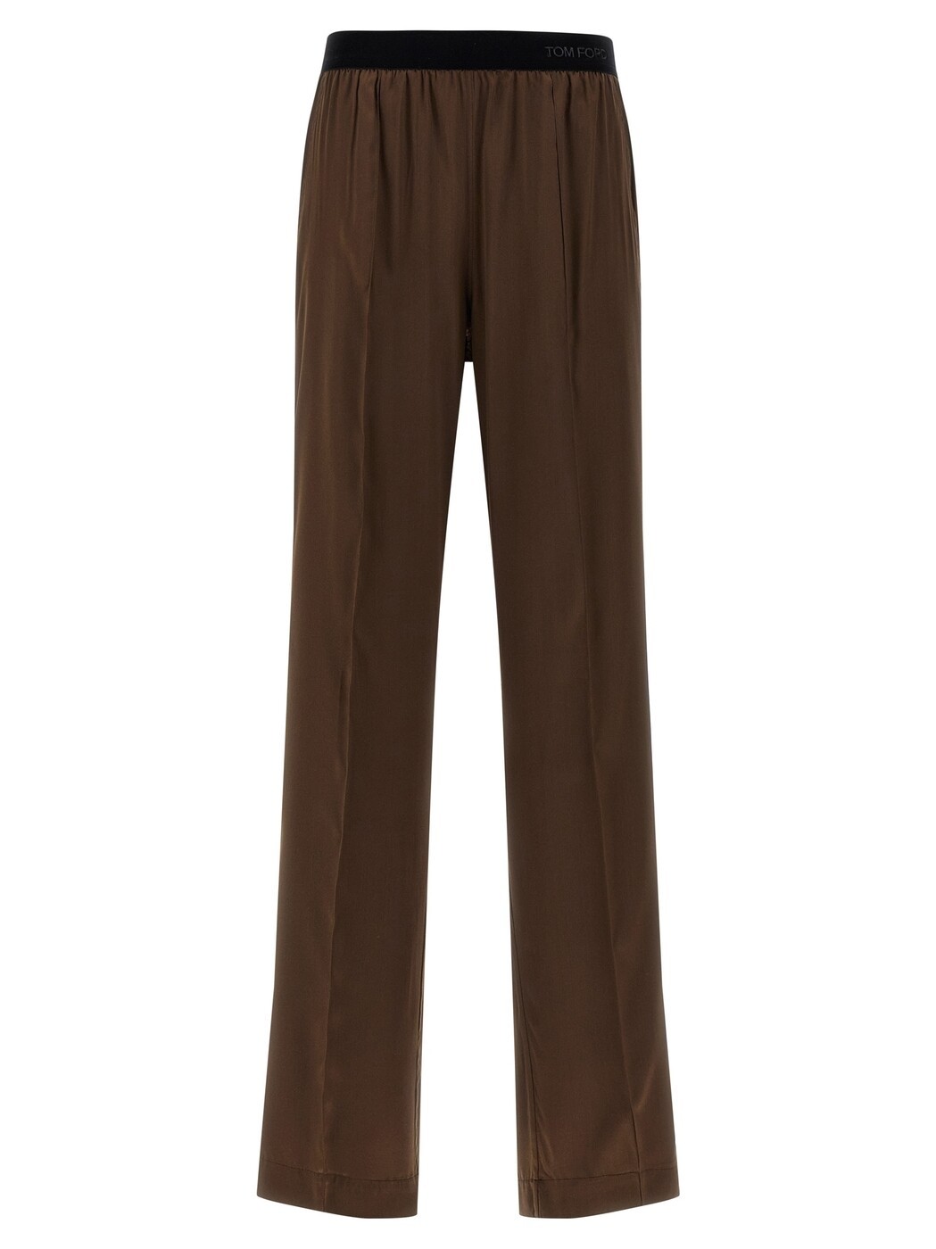 トム フォード TOM FORD ズボン パンツ レディース ブラウン Trousers Silk pants PAW683FAX881ECD Brown 関税 送料無料 2026SS ju|BRANDSHOP「il Tesoro」