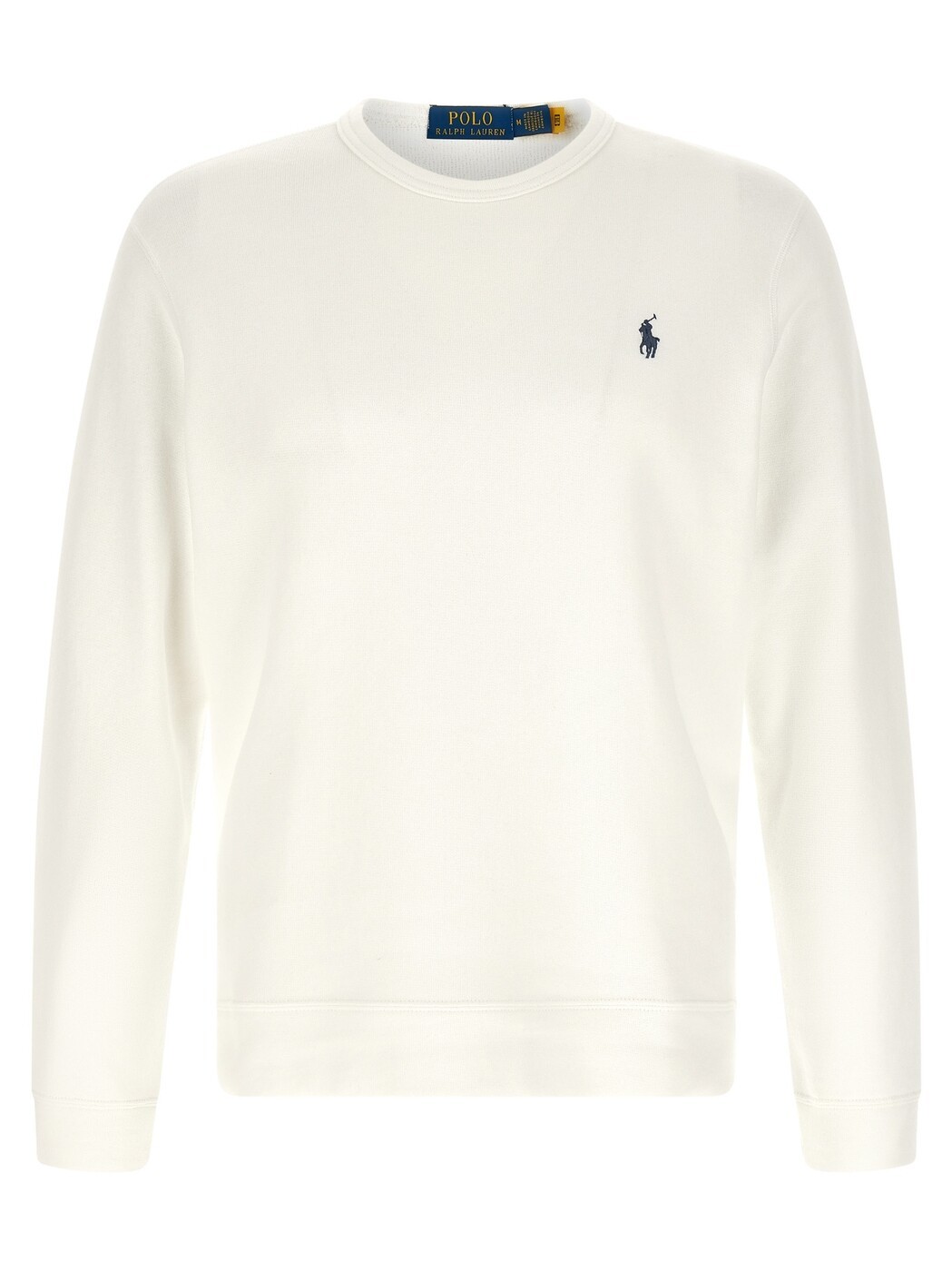 ポロ ラルフ 置き目レン POLO RALPH LAUREN トレーナー 調教師 メンズ 白いこと Sweatshirts Loopback cotton sweatshirt 710A12485005 White 関税 貨物輸送無料 2026SS ju