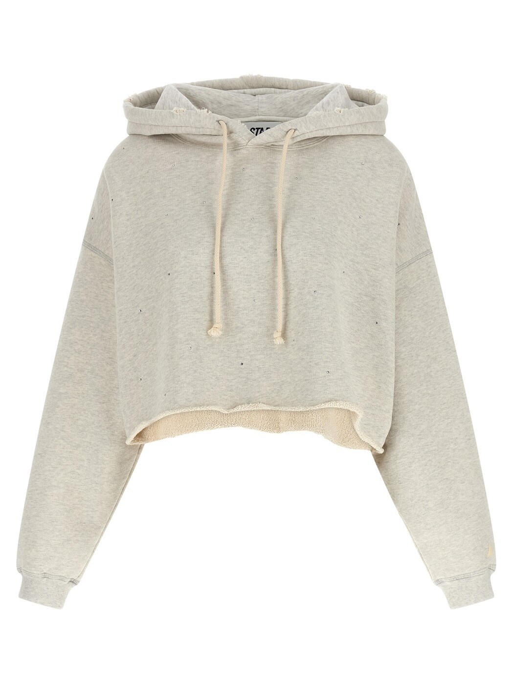 ゴールデン グース 晴れ晴れしい ブランド名 GOLDEN GOOSE 調教師 レディース 薄墨色 Sweatshirts Crystal hoodie GWP02699P0025146066560665 Gray 関税 貨物輸送無料 2026SS ju
