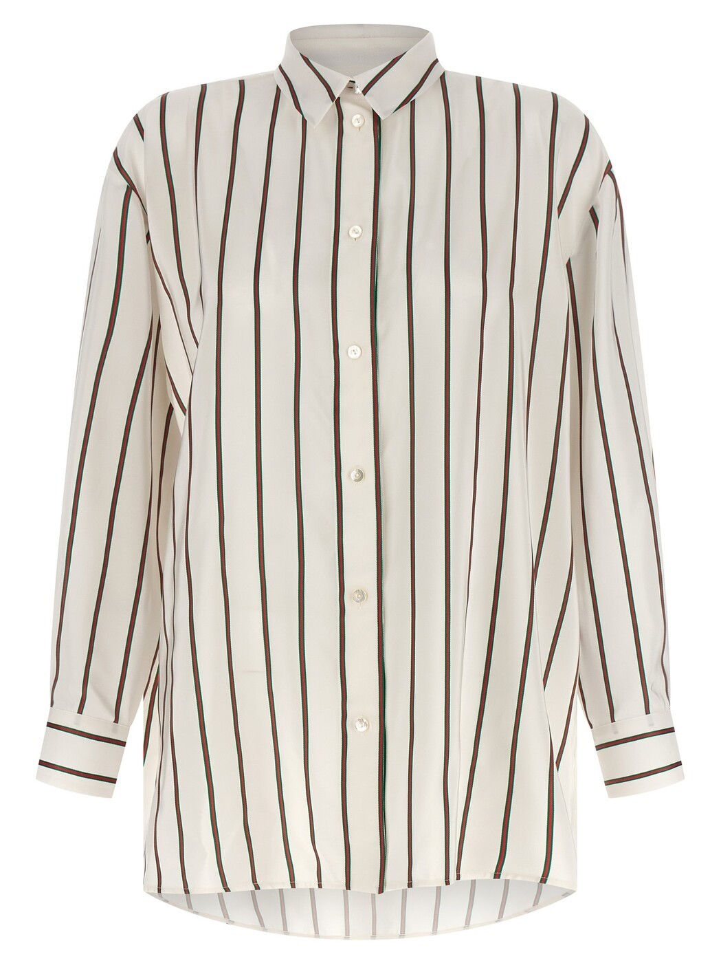 グッチ GUCCI シャツ レディース ホワイト Shirts 'Web' shirt 855879ZAUGG9669 White 関税 送料無料 2026SS ju｜BRANDSHOP「il Tesoro」