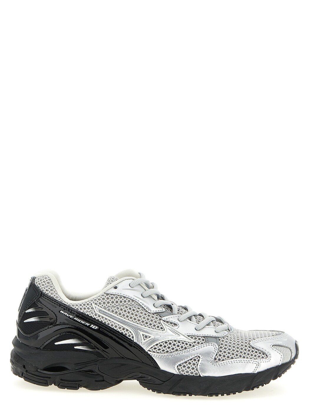 ミズノ MIZUNO スニーカー メンズ しろがね色 Sneakers \u0027Wave Rider 10\u0027 sneakers D1GA261602 Silver 関税 貨物輸送無料 2026SS ju