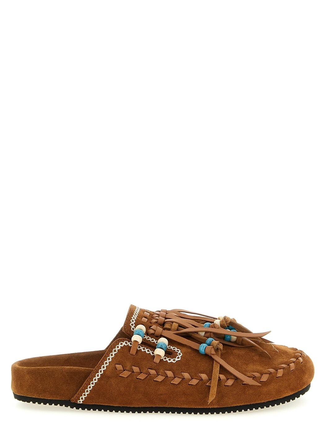 アラヌイ ALANUI 木目細かシューズ 木目細かシューズ レディース 赤銅色 Flat Shoes \u0027The Journey\u0027 sabots LWIJ006R26LEA00160006000 Brown 関税 貨物輸送無料 2026SS ju