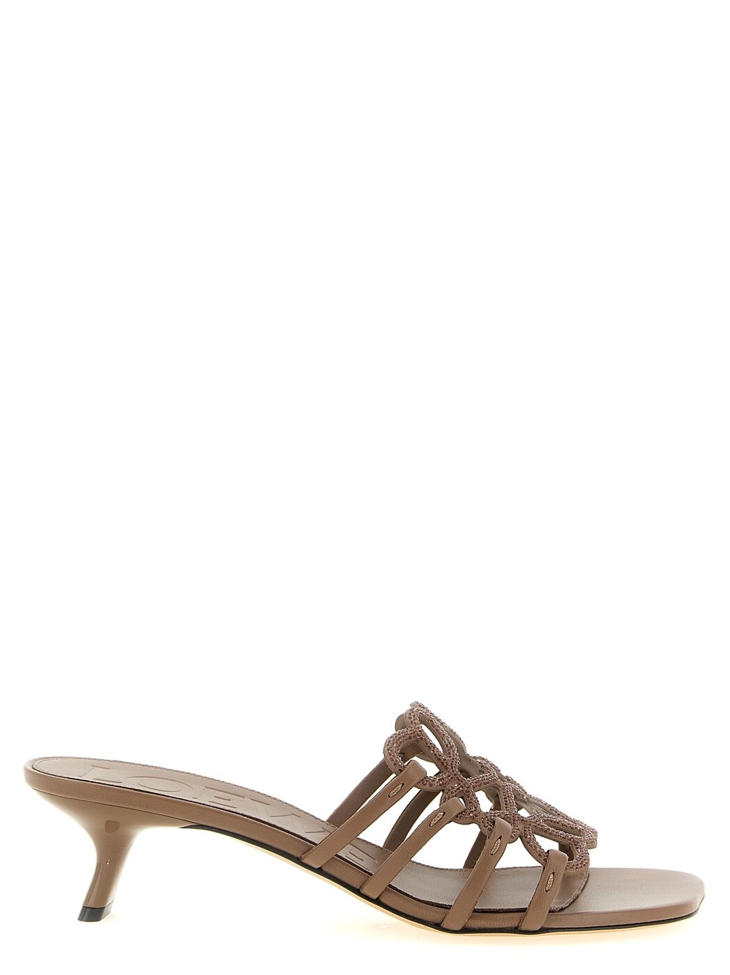 ロエベ LOEWE サンダル レディース グレー Sandals Anagram Petal slides LPEA465X053580 Gray 関税 送料無料 2026SS ju
