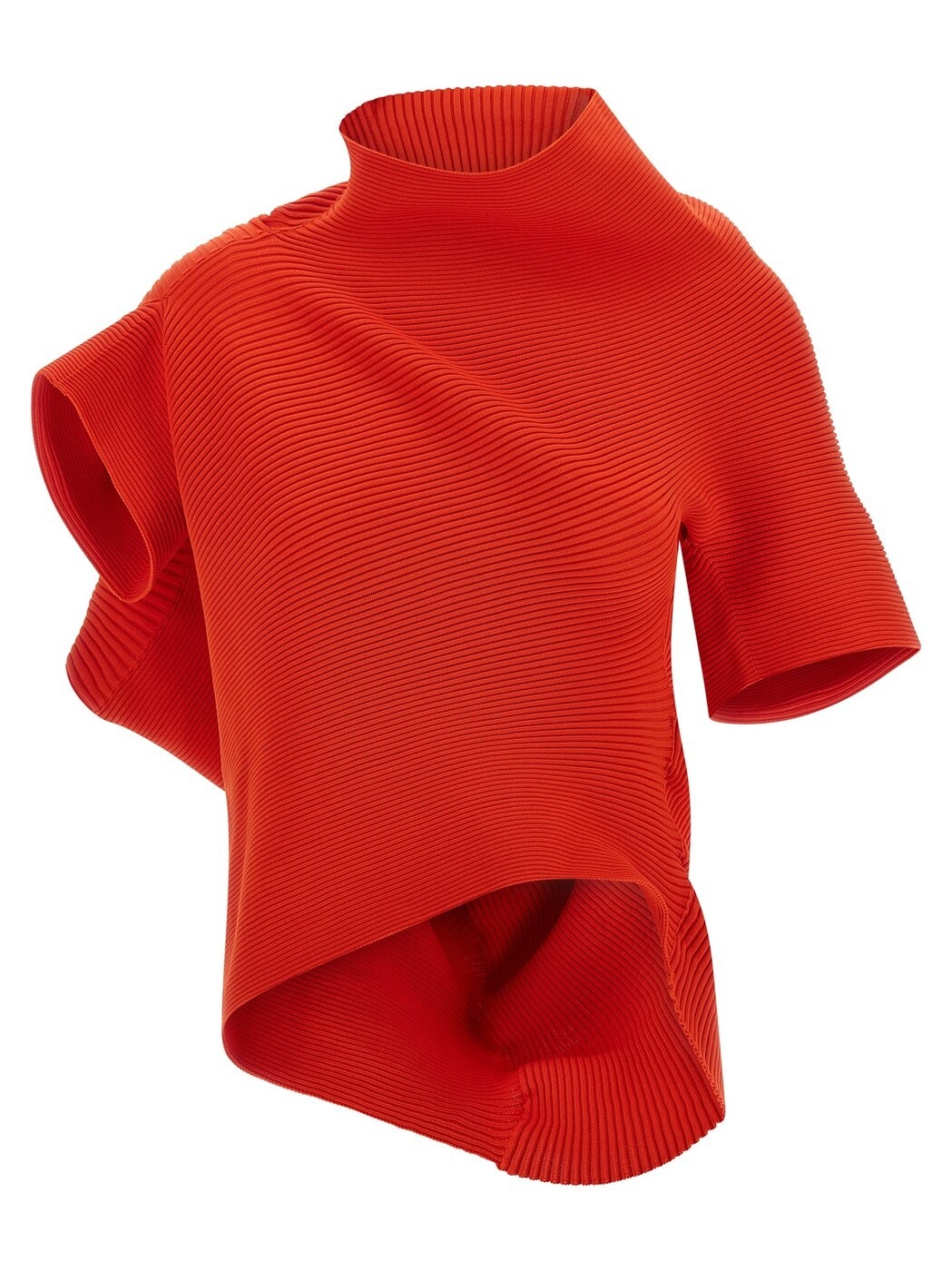イッセイ ミヤケ ISSEY MIYAKE Tシャツ トップス レディース レッド T-shirts and tops 'Life form' top IM66KN75428 Red 関税 送料無料 2026SS ju｜BRANDSHOP「il Tesoro」