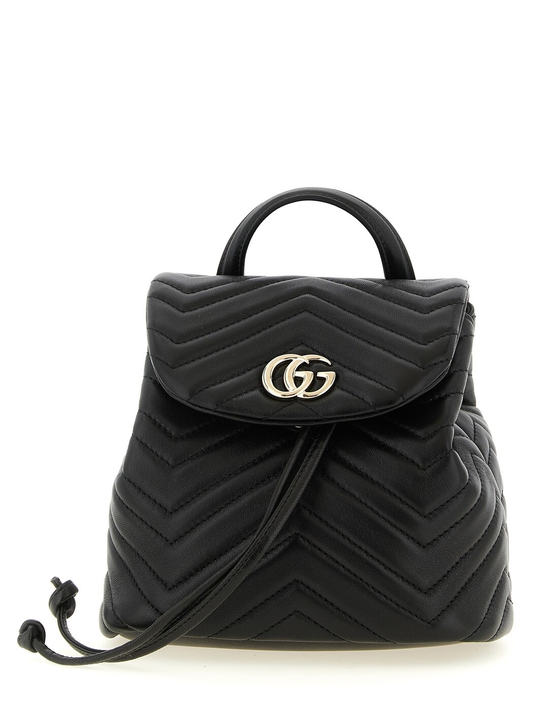 グッチ GUCCI 背嚢 うしろ側風呂敷き包み レディース 黒いこと Backpacks and bum bags \u0027GG Marmont\u0027 mini backpack 855921AAFXD1000 Black 関税 貨物輸送無料 2026SS ju