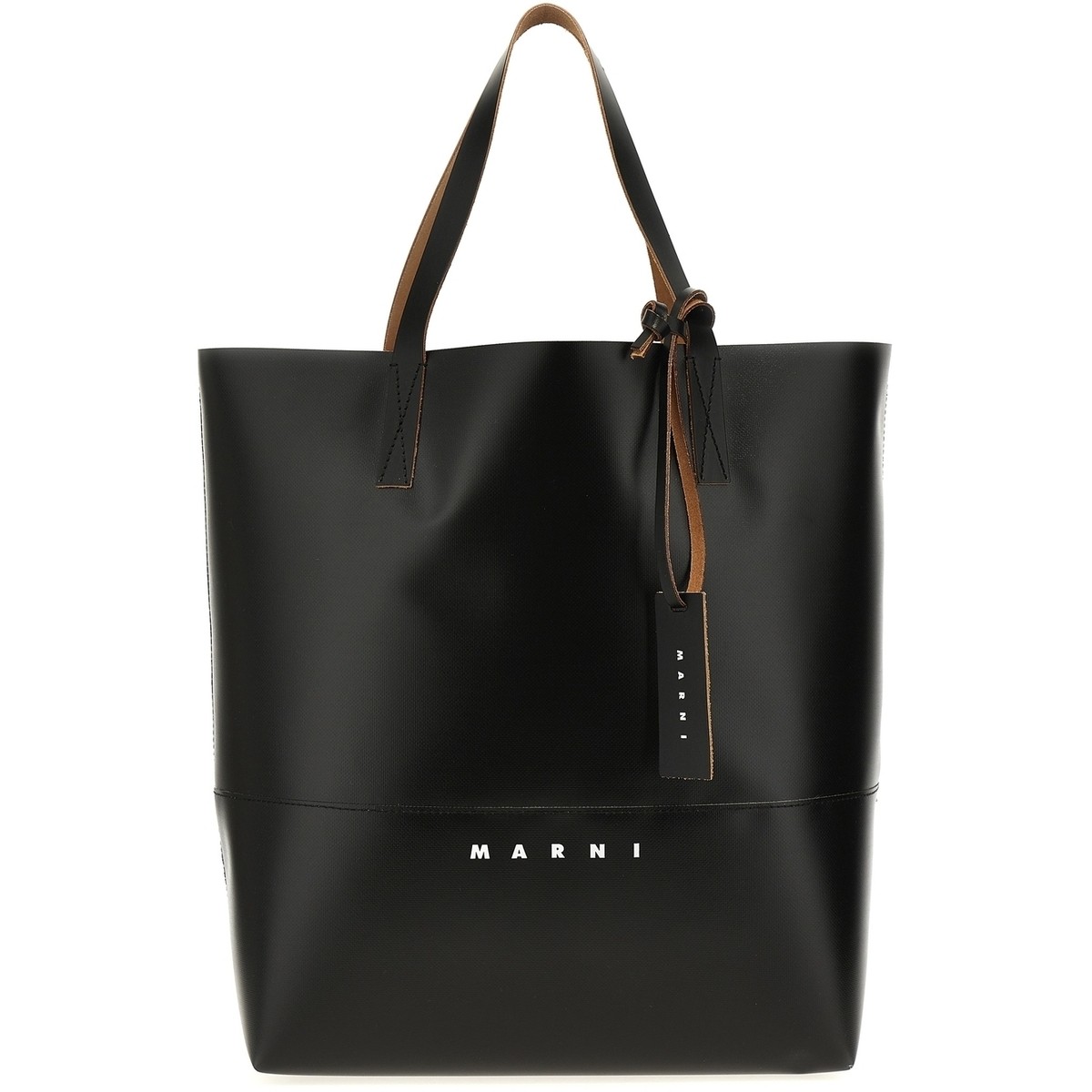 マルニ MARNI トートバッグ メンズ 黒いこと Tote bags \u0027Tribeca\u0027 shopping bag SHMQ0037A1P576900N99 Black 関税 貨物輸送無料 2026SS ju