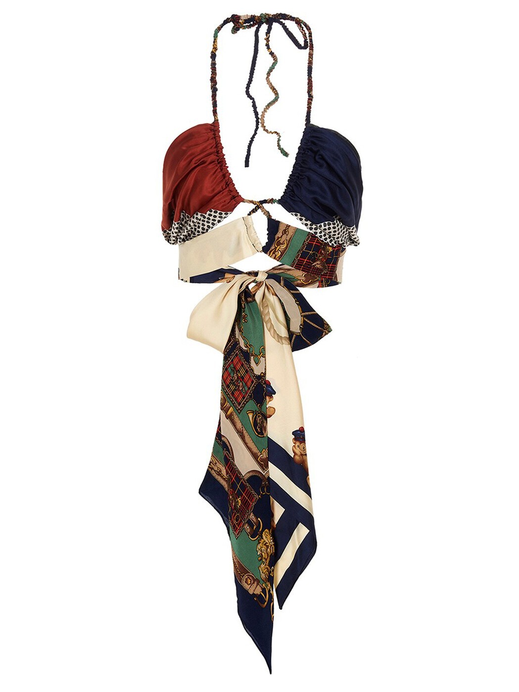 1/OFF プルオーバー トップス レディース マルチ色つや T-shirts and tops Top \u0027Designer Scarf\u0027 23213192 Multicolor 関税 貨物輸送無料 2023SS ju
