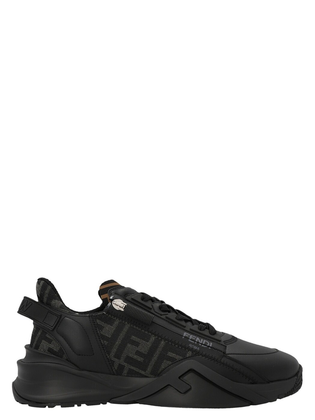 フェンディ FENDI スニーカー メンズ 黒いこと Sneakers \u0027Flow\u0027 sneakers 7E1392AJZHF1DV5 Black 関税 貨物輸送無料 2026SS ju 靴-スニーカー