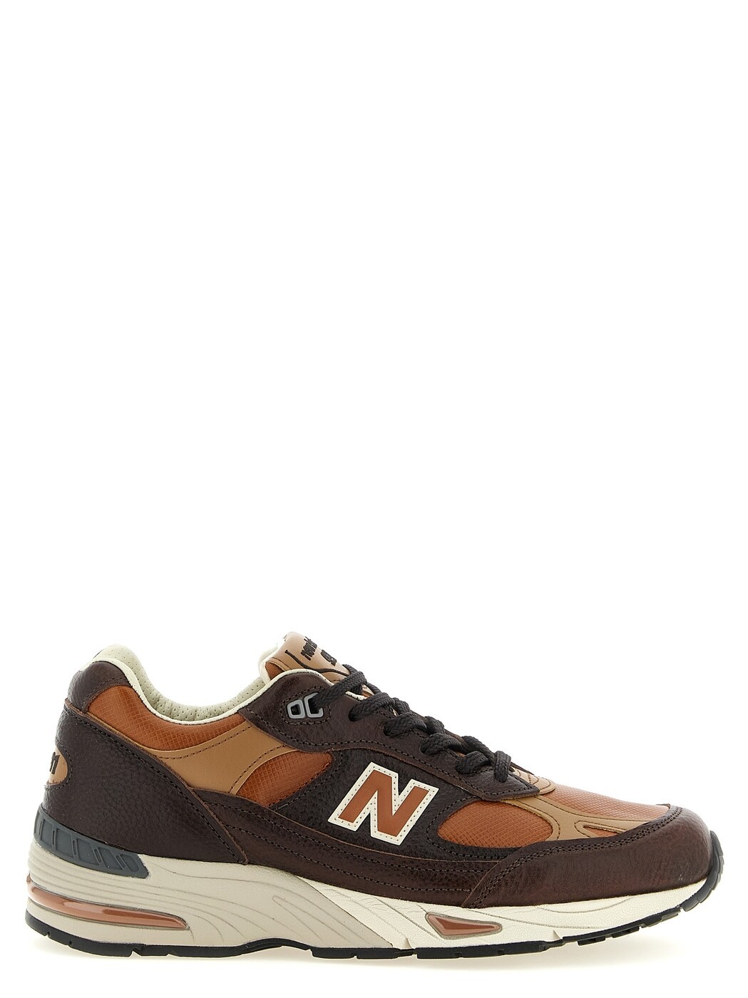 ニュー平衡にする NEW BALANCE スニーカー メンズ 赤銅色 Sneakers \u0027Made インチ UK 991v1\u0027 sneakers M991LB1LB1 Brown 関税 貨物輸送無料 2026SS ju