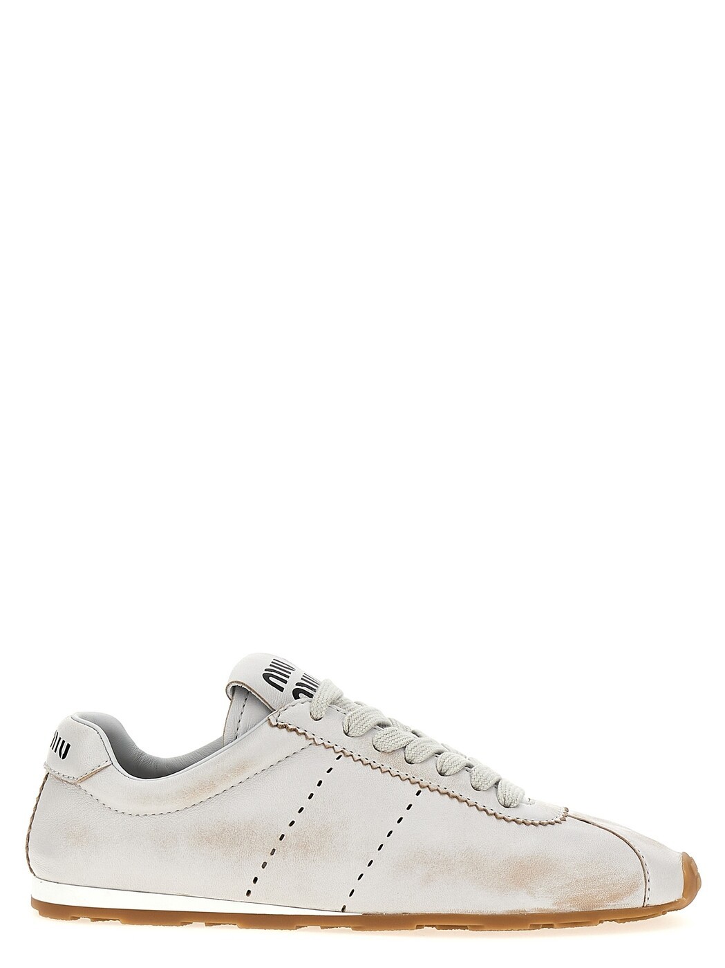 ミュウ ミュウ MIU MIU スニーカー レディース 白いこと Sneakers \u0027Plume\u0027 sneakers 5E114EF0053H02F0009 White 関税 貨物輸送無料 2026SS ju