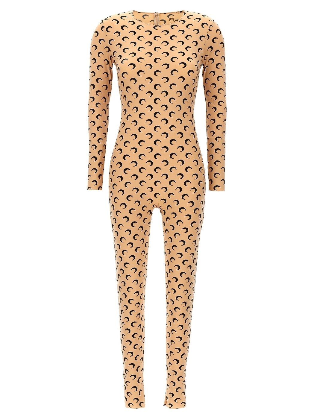 マリーンセル MARINE SERRE セットアップ オールインワン レディース ベージュ Jumpsuits \u0027Moon Printed\u0027 catsuit WJS002ACJER0001TA10 Beige 関税 貨物輸送無料 2026SS ju