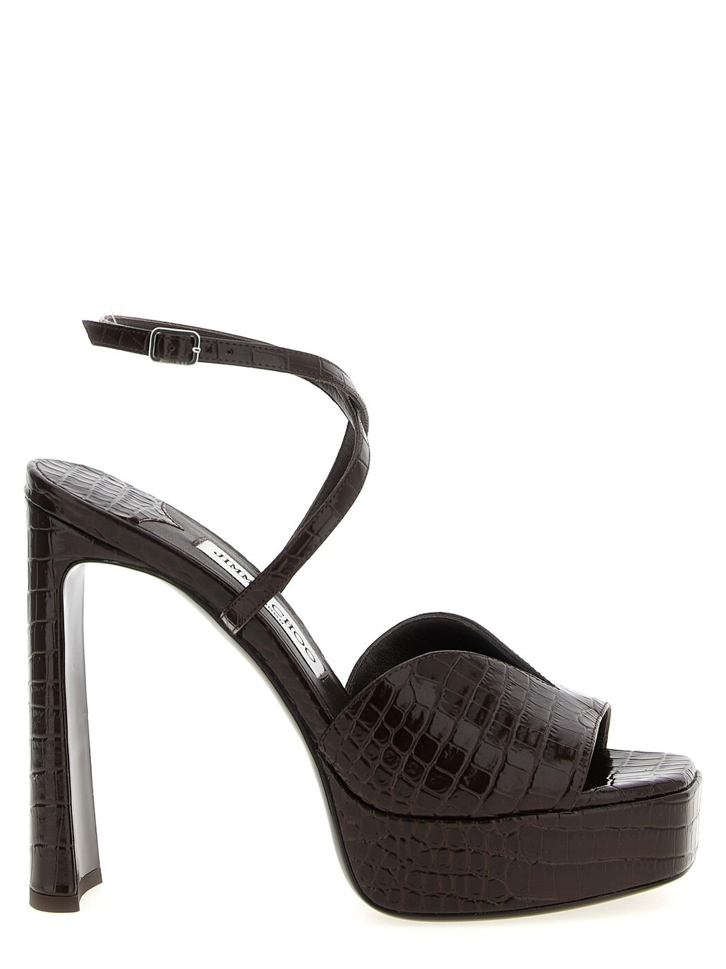 ジミーチュウ JIMMY CHOO サンダル レディース ブラウン Sandals Karli sandals KARLIPF125CCLCHOCOLATE Brown 関税 送料無料 2025AW ju