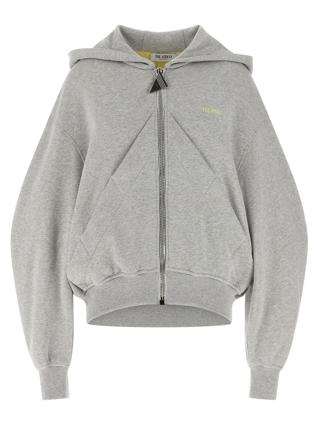 アティコ ATTICO 調教師 レディース 薄墨色 Sweatshirts Logo hoodie 260WCF00015841 Gray 関税 貨物輸送無料 2026SS ju
