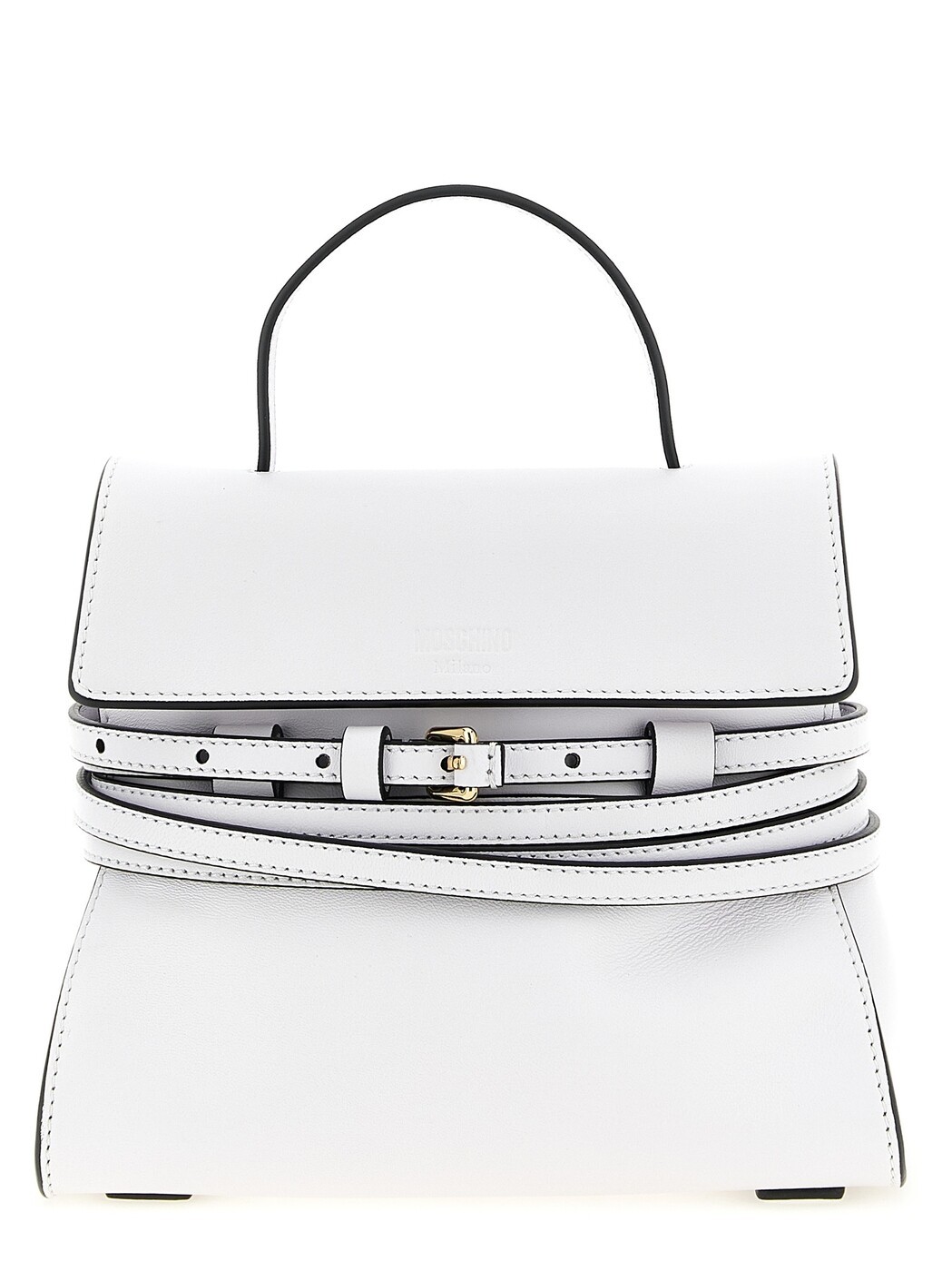 モスキーノ MOSCHINO 御徒面子 レディース 白いこと Business bags \u0027Tie Me\u0027 handbag MC4163PP1OOA0100 White 関税 貨物輸送無料 2026SS ju