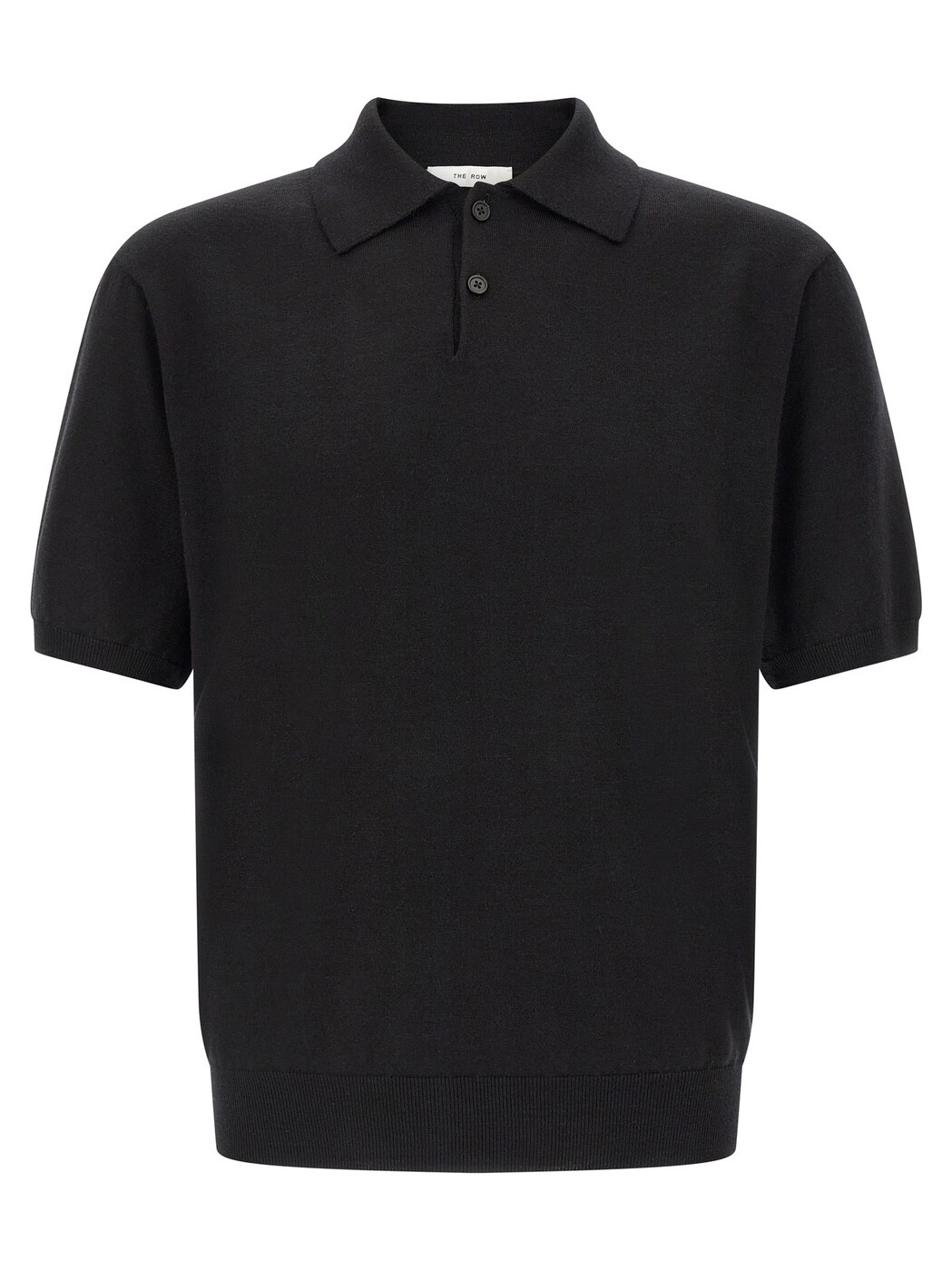 ザ・ロウ THE ROW スポーツシャツ メンズ 黒いこと Polo shirts \u0027Borges top\u0027 polo shirt 1261Y876BLK Black 関税 貨物輸送無料 2026SS ju