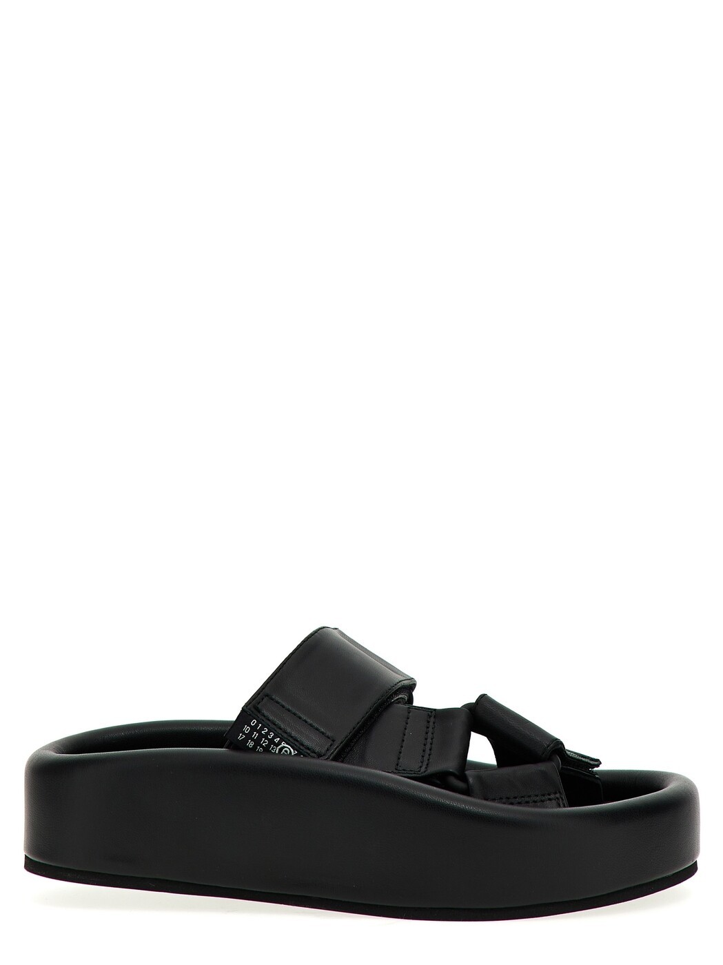 エムエム6 メゾン マルジェラ MM6 MAISON MARGIELA サンダル レディース ブラック Sandals Leather sandals S59WP0206P6383T8013 Black 関税 送料無料 2024SS ju