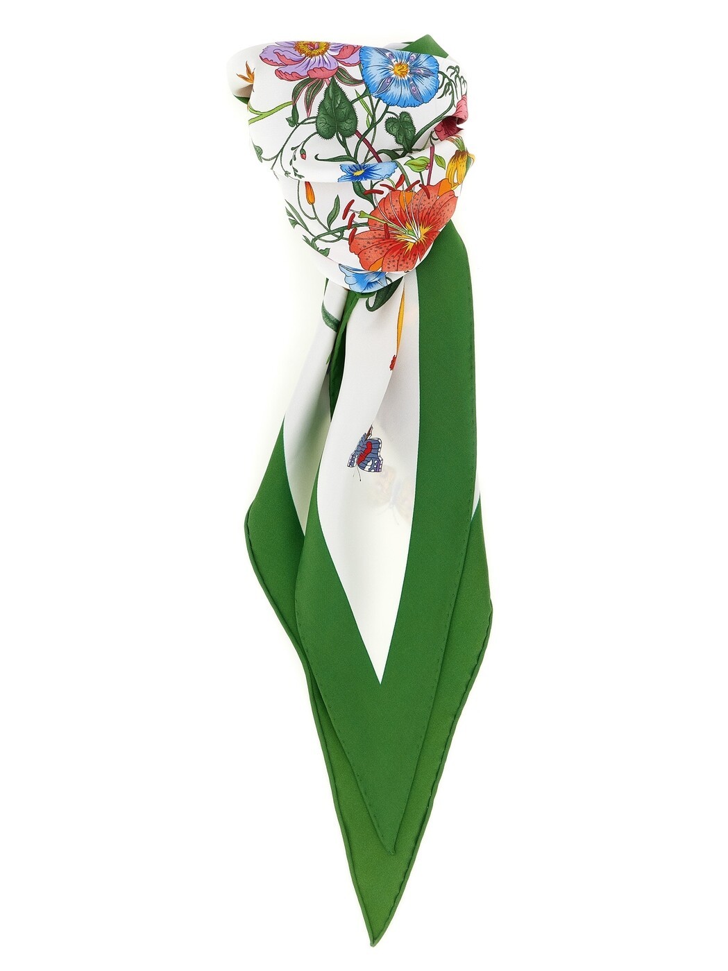 グッチ GUCCI 先端技術付属品 流行り物小物 レディース 白いこと Hi-tech accessories \u0027Gucci Flora\u0027 scarf 8653523G0019067 White 関税 貨物輸送無料 2026SS ju