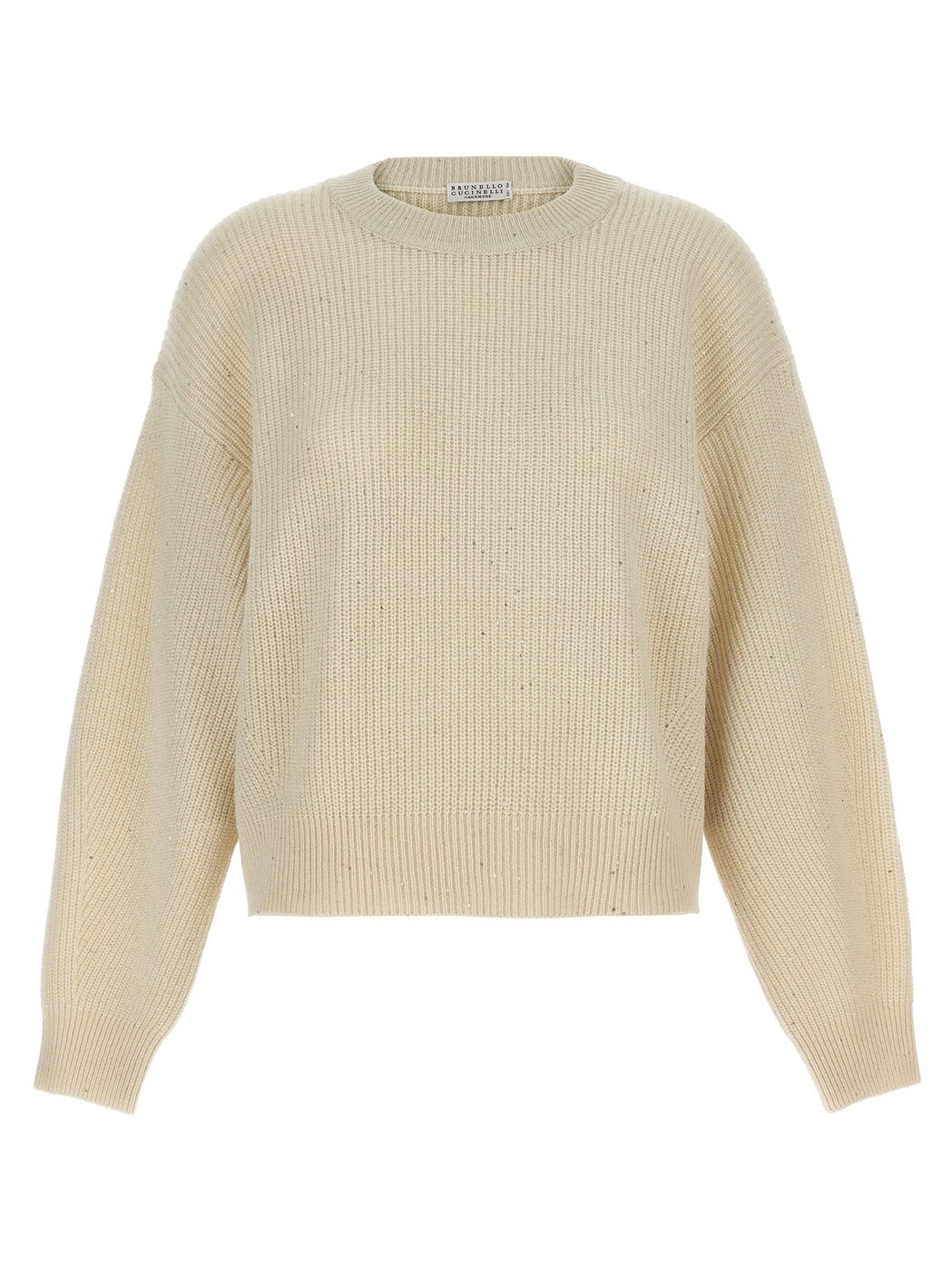 ブルネロクチネリ BRUNELLO CUCINELLI スウェーター 編み物お召しもの レディース 白いこと Knitwear Sequin sweater MBM756900パソコン509 White 関税 貨物輸送無料 2024AW ju