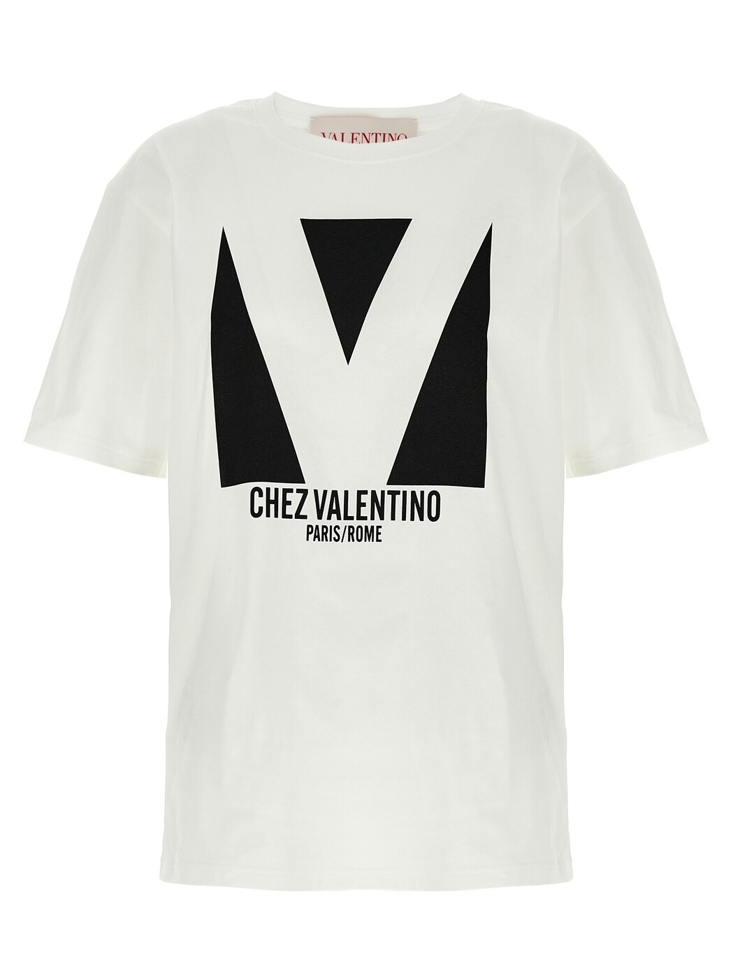ヴァレンティノ ガラヴァーニ VALENTINO GARAVANI スポーツシャツ プルオーバー レディース 白いこと T-shirts and polo shirts Valentino Garavani \u0027Chez Valentino\u0027 T-shirt B3MG24H95WA03 White 関税 貨物輸送無料 2025SS ju