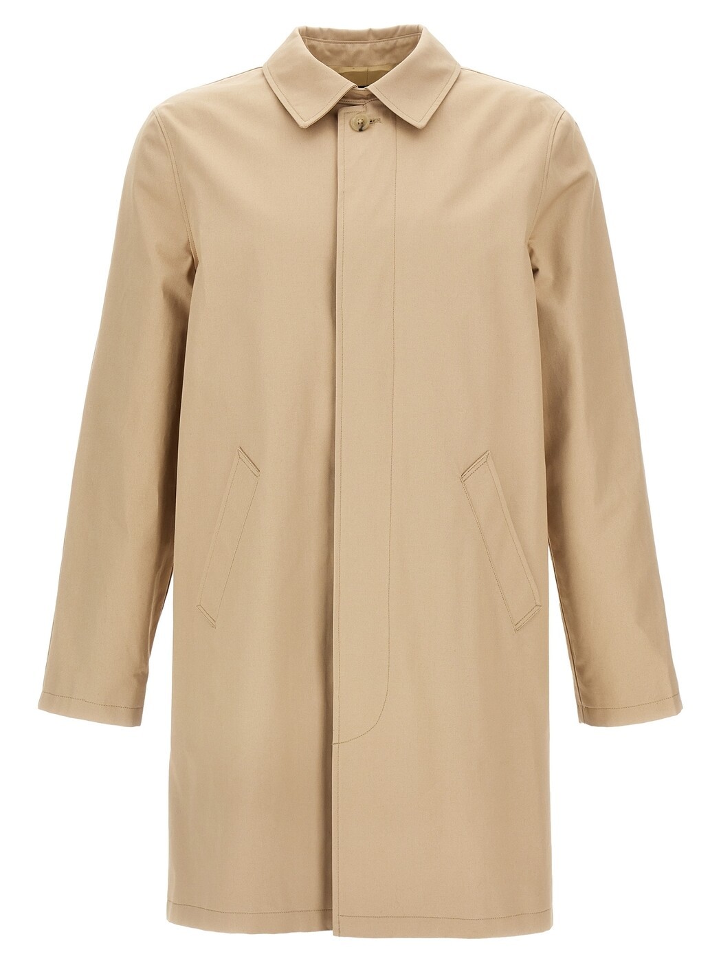 アーペーセー A.P.C. トレンチ コート メンズ ベージュ Coats and Trench 'Mac Ville' trench coat COZBAH01103BAA Beige 関税 送料無料 2026SS ju｜BRANDSHOP「il Tesoro」