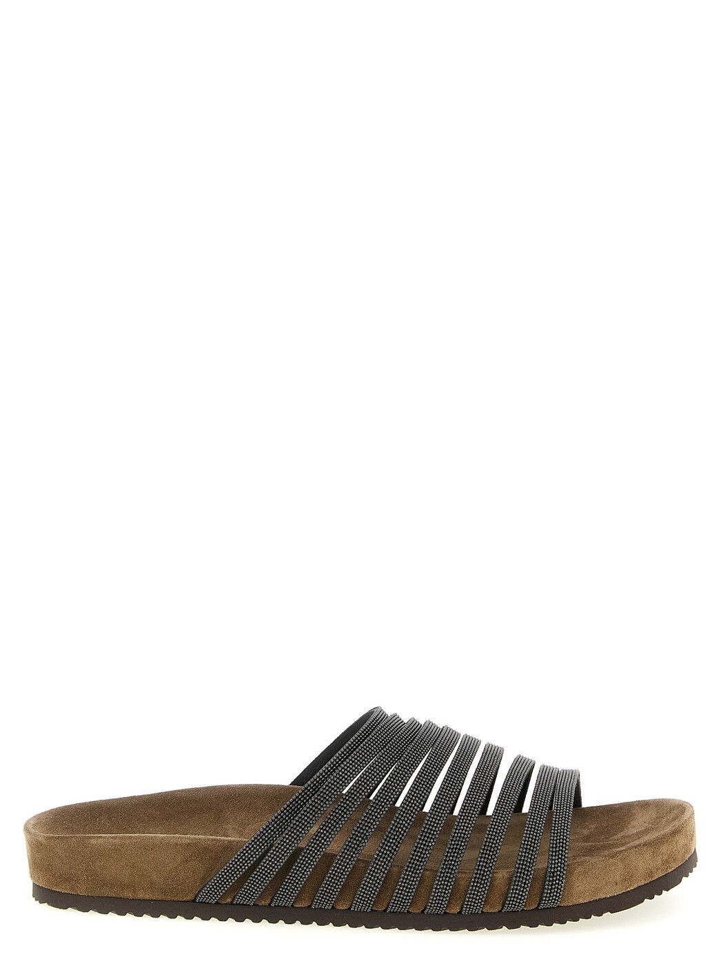 ブルネロクチネリ BRUNELLO CUCINELLI サンダル レディース ブラック Sandals Precious Straps slides MZGAG3157C101 Black 関税 送料無料 2026SS ju