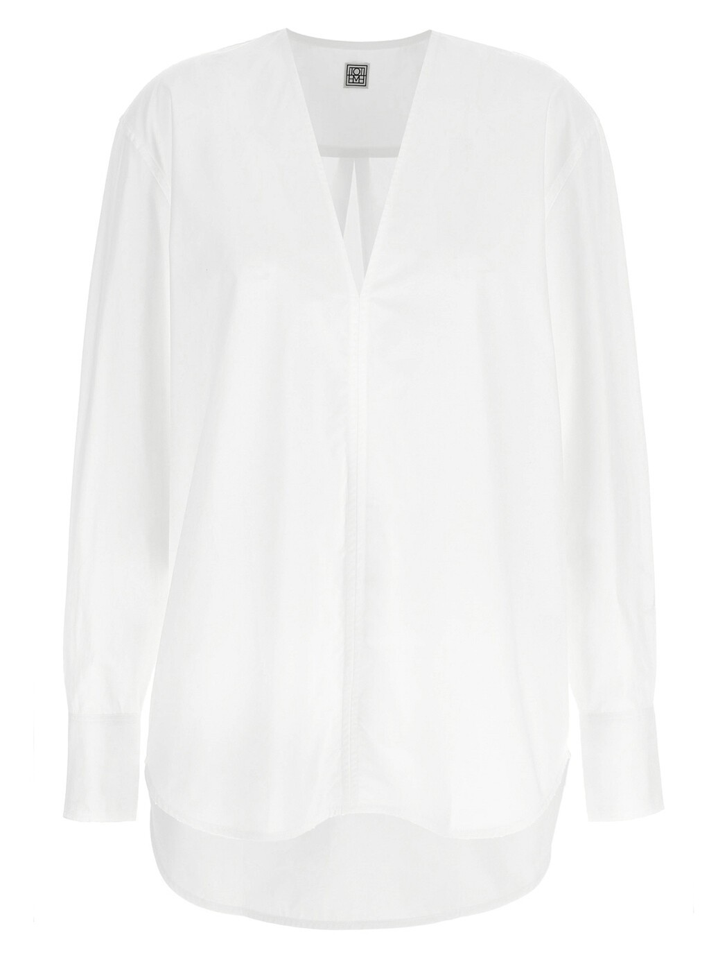 トーテム TOTEME シャツ レディース ホワイト Shirts Cotton blouse 252WRT0503FB0119047 White 関税 送料無料 2025SS ju|BRANDSHOP「il Tesoro」