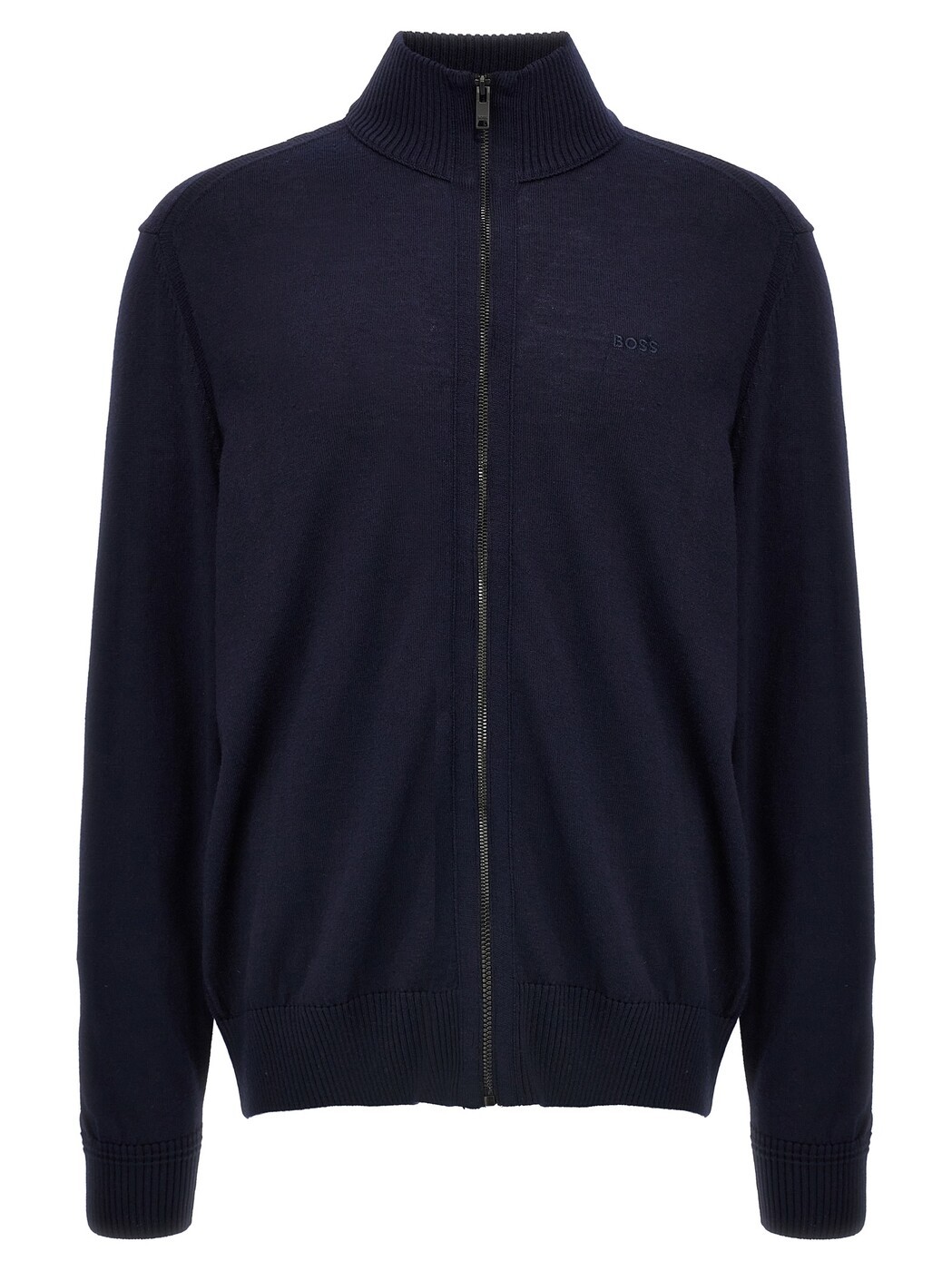 ヒューゴボス HUGO BOSS プルオーバー 編み物御召しもの メンズ 青味 Knitwear \u0027Balonso-L\u0027 cardigan 50476347404 Blue 関税 貨物輸送無料 2025AW ju