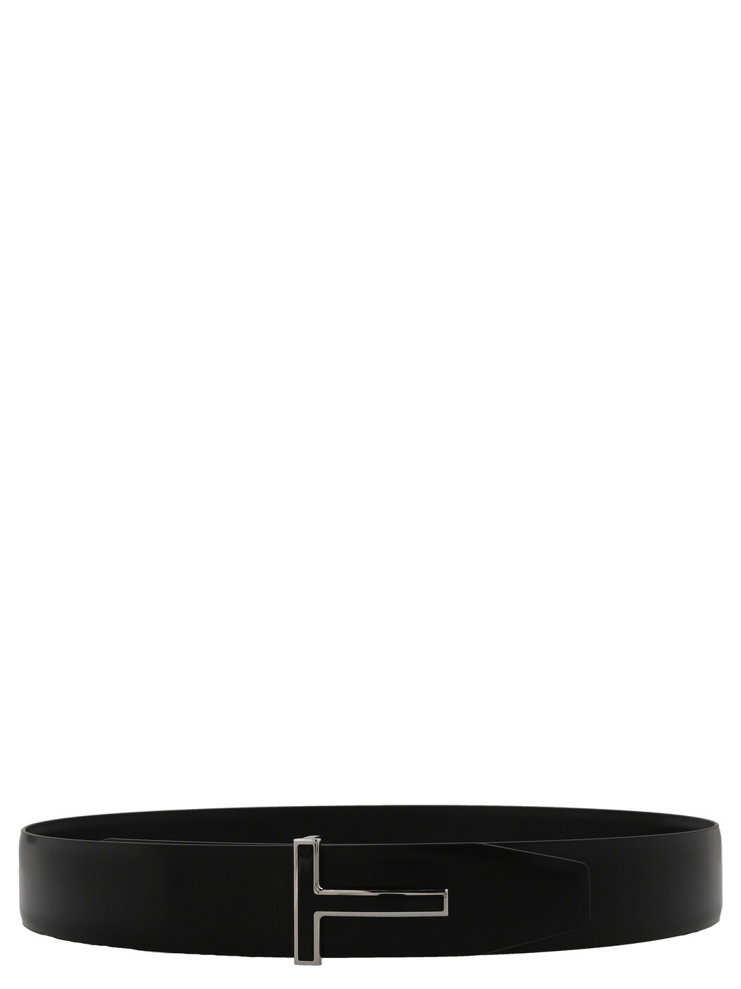 トム ジェラルド・r・フォード TOM FORD 三尺帯 メンズ 黒いこと Belts ‘T’ buckle belt 結核症247LCL052S1N001 Black 関税 貨物輸送無料 2025AW ju
