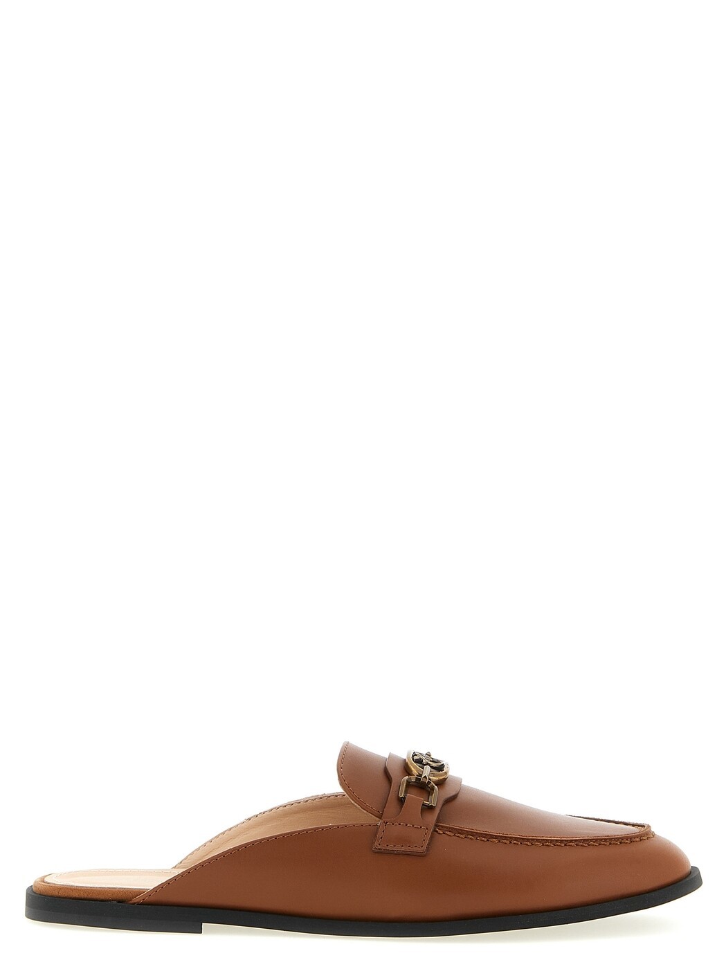 ピンコ PINKO 坦々たるシューズ 坦々たるシューズ レディース 赤銅色 Flat Shoes \u0027Naty 09\u0027 sabots SD0543P001205 Brown 関税 貨物輸送無料 2026SS ju
