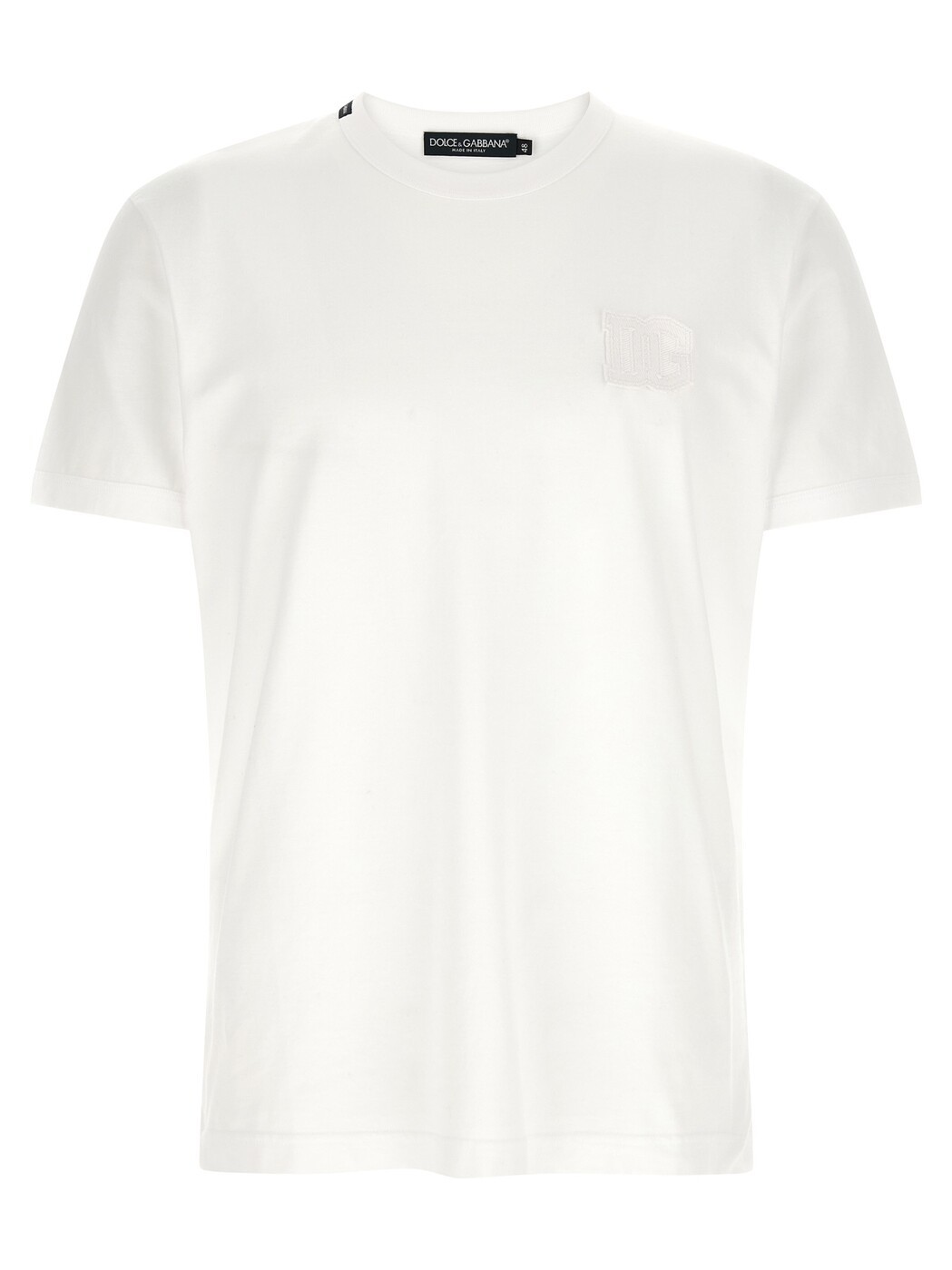 ドルチェ\u0026ガッバーナ DOLCE\u0026GABBANA プルオーバー メンズ 白いこと T-shirts \u0027DG\u0027 patch t-shirt G8PV1ZG7P3NW0800 White 関税 貨物輸送無料 2026SS ju