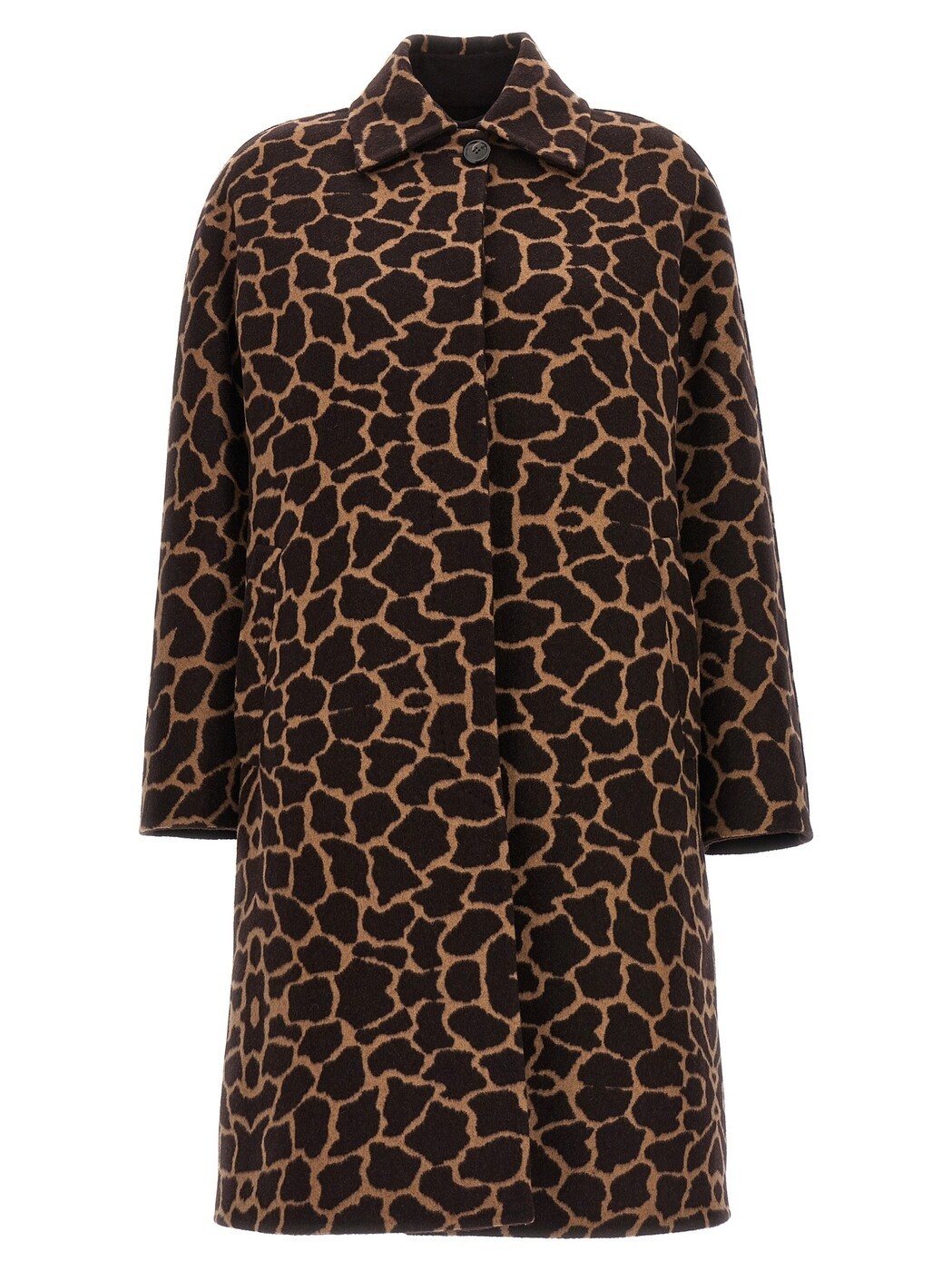 マックス パンパノウサギ MAX MARA トレンチコート 厚地の外套 レディース 赤銅色 Coats and trench coats \u0027Ortica\u0027 coat ORTICA001 Brown 関税 貨物輸送無料 2023AW ju