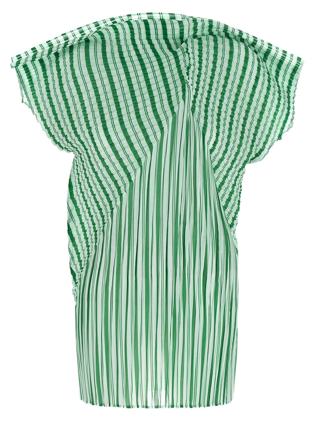 イッセイ ミヤケ ISSEY MIYAKE ティーシャツ トップス レディース 緑であること T-shirts and tops \u0027Generic Stripes (Machine Pleats)\u0027 top IM58FJ13966 Green 関税 貨物輸送無料 2025AW ju