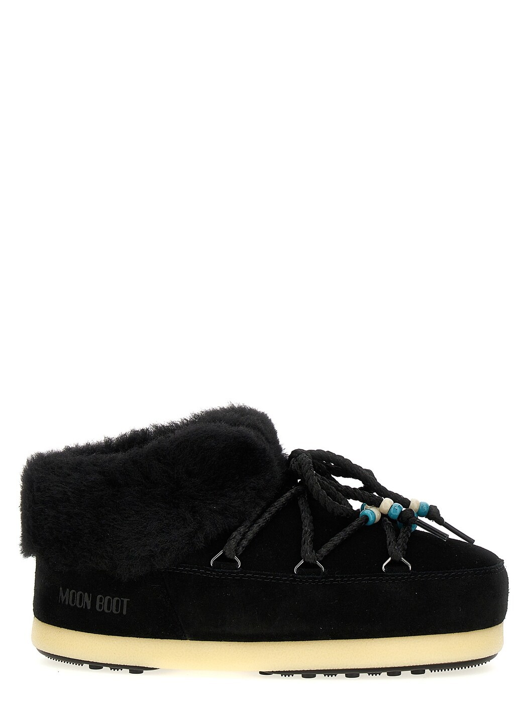 ムーンブーツ MOON BOOT ブーツ レディース ブラック Boots 'Mule suede beads' ankle boots 80D1470040NN13 Black 関税 送料無料 2025SS ju|BRANDSHOP「il Tesoro」